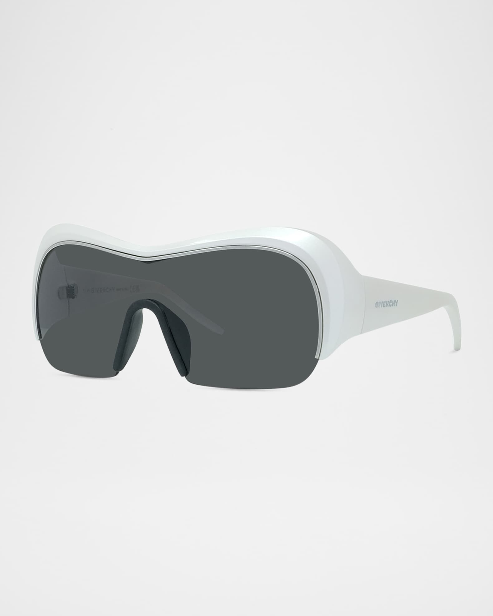 Night Bird Plastic & Nylon Shield Sunglasses  0