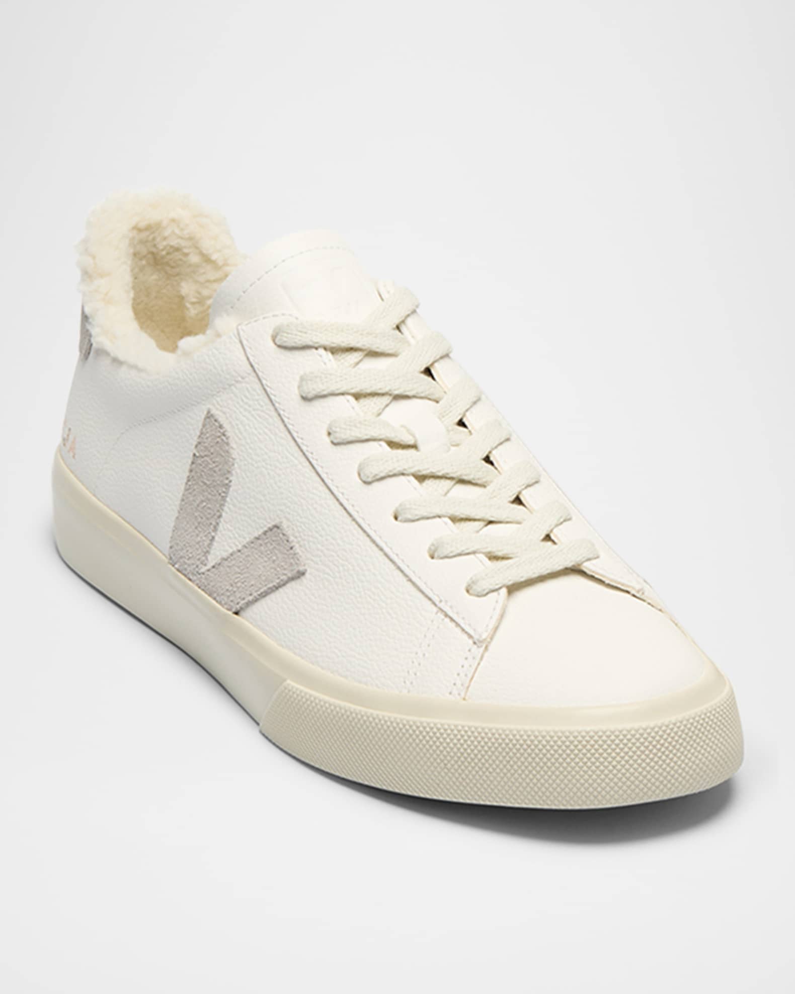 【関税込み】Campo Winter Sneakers - Veja - Leather - White VEJA Campo Bicolor Low-Top Winter Sneakers | Neiman Marcus