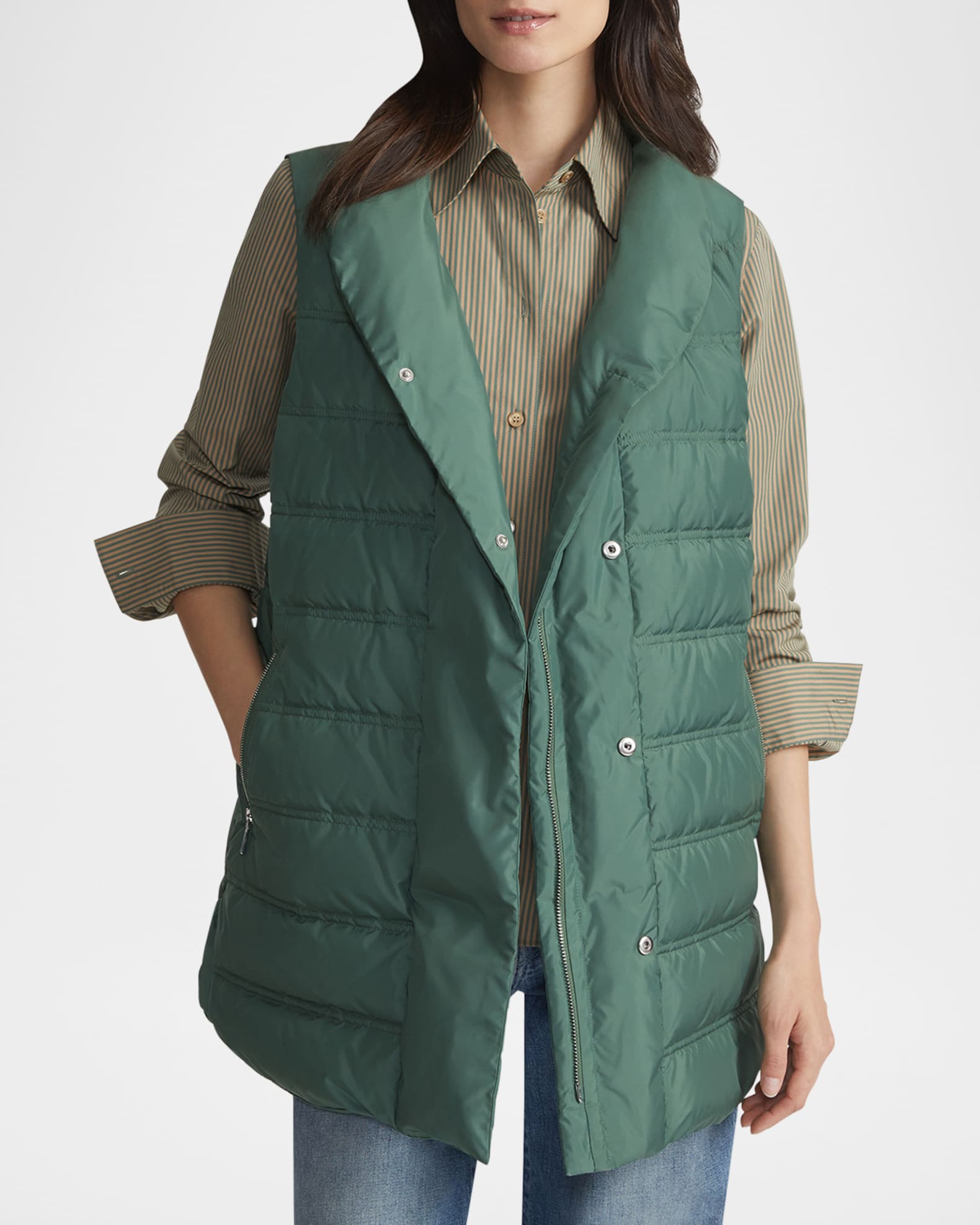 Lafayette 148 down vest discount