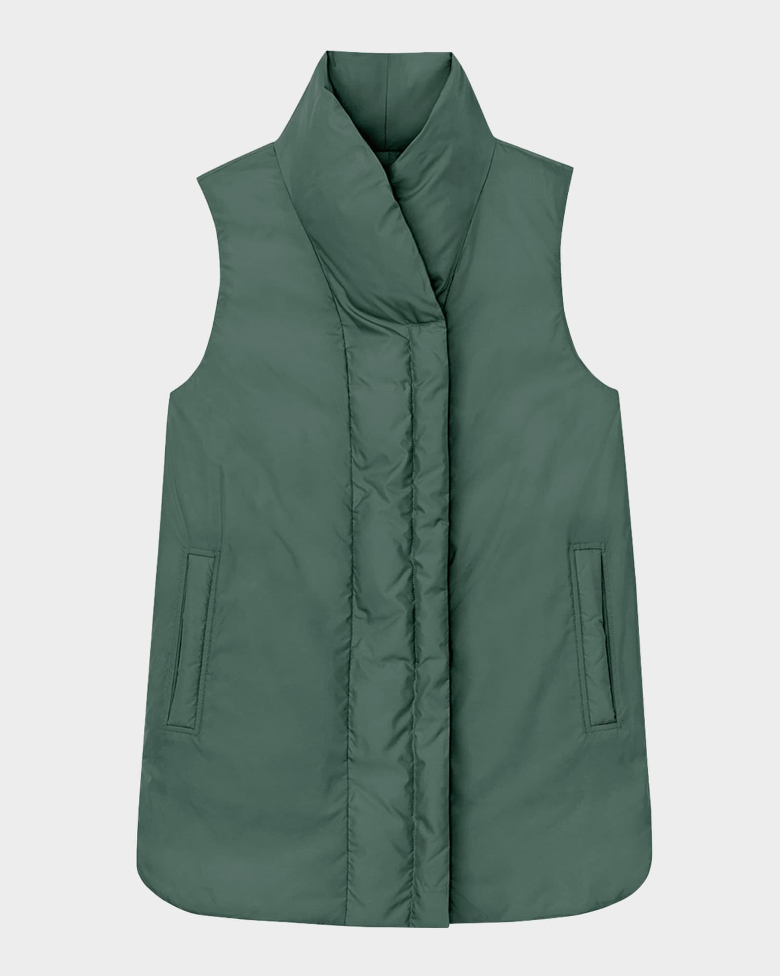 【まとめ買い】 Reversible York New 148 Lafayette Shawl-Collar Vest Puffer トップス