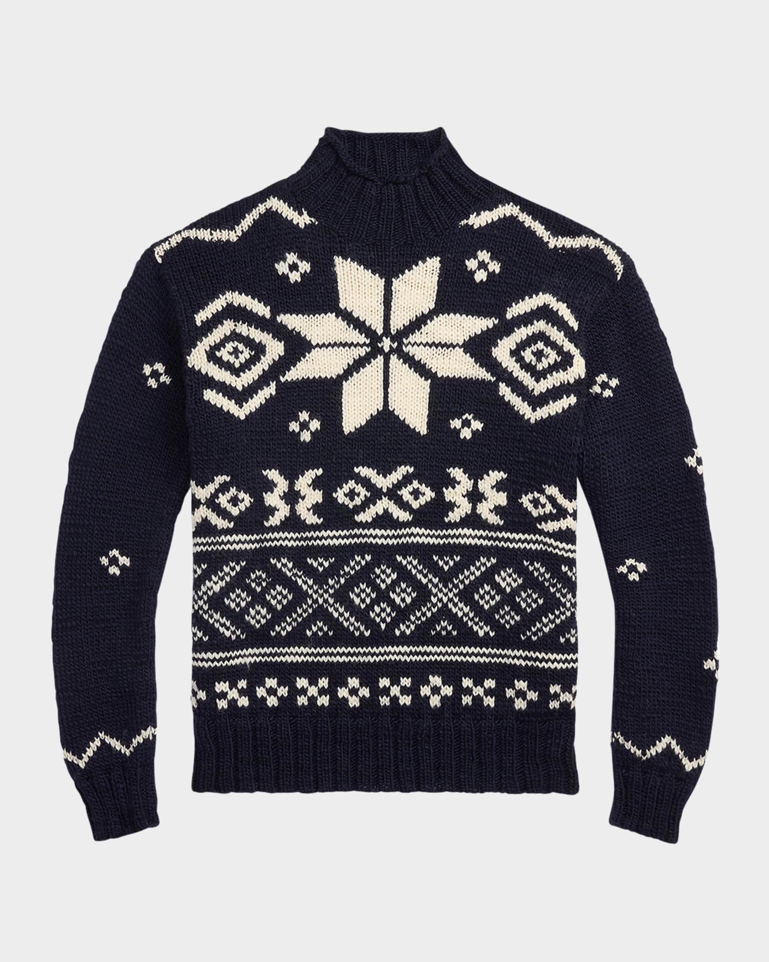Fair isle snowflake sweater hot sale