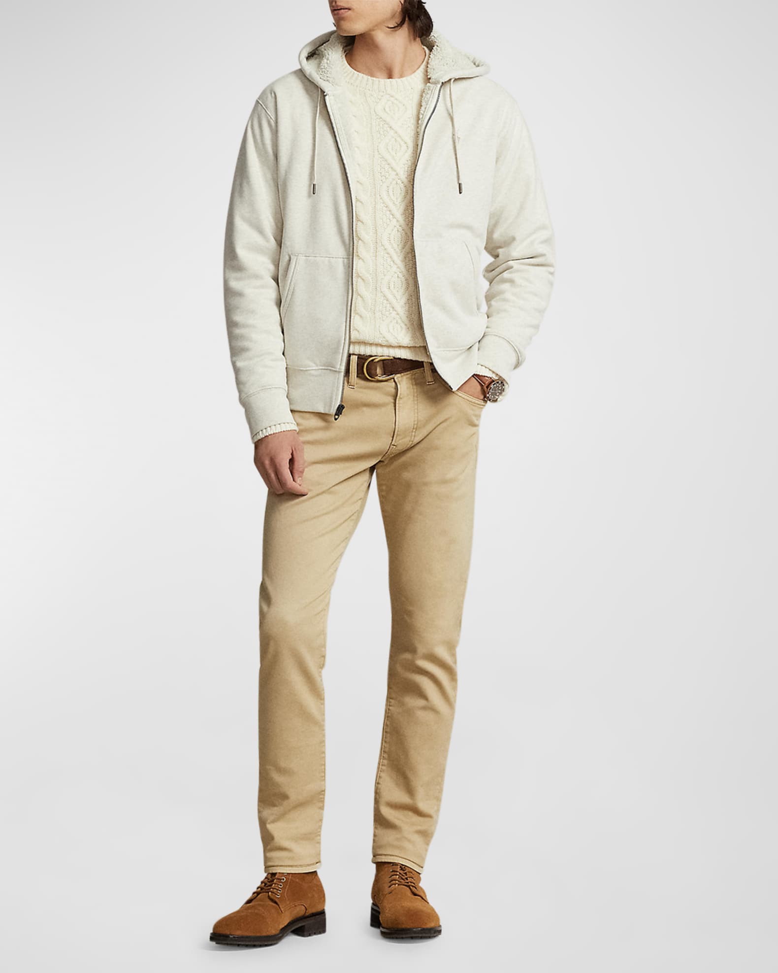 Polo Ralph Lauren Men's Sullivan Slim Knit-Like Chino Pants