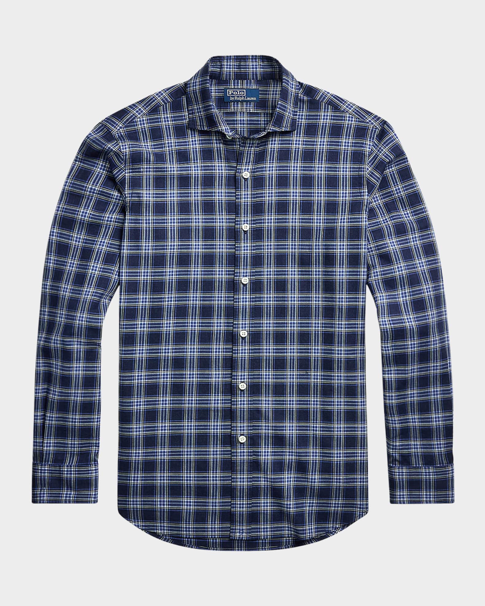Classic fit plaid twill shirt best sale