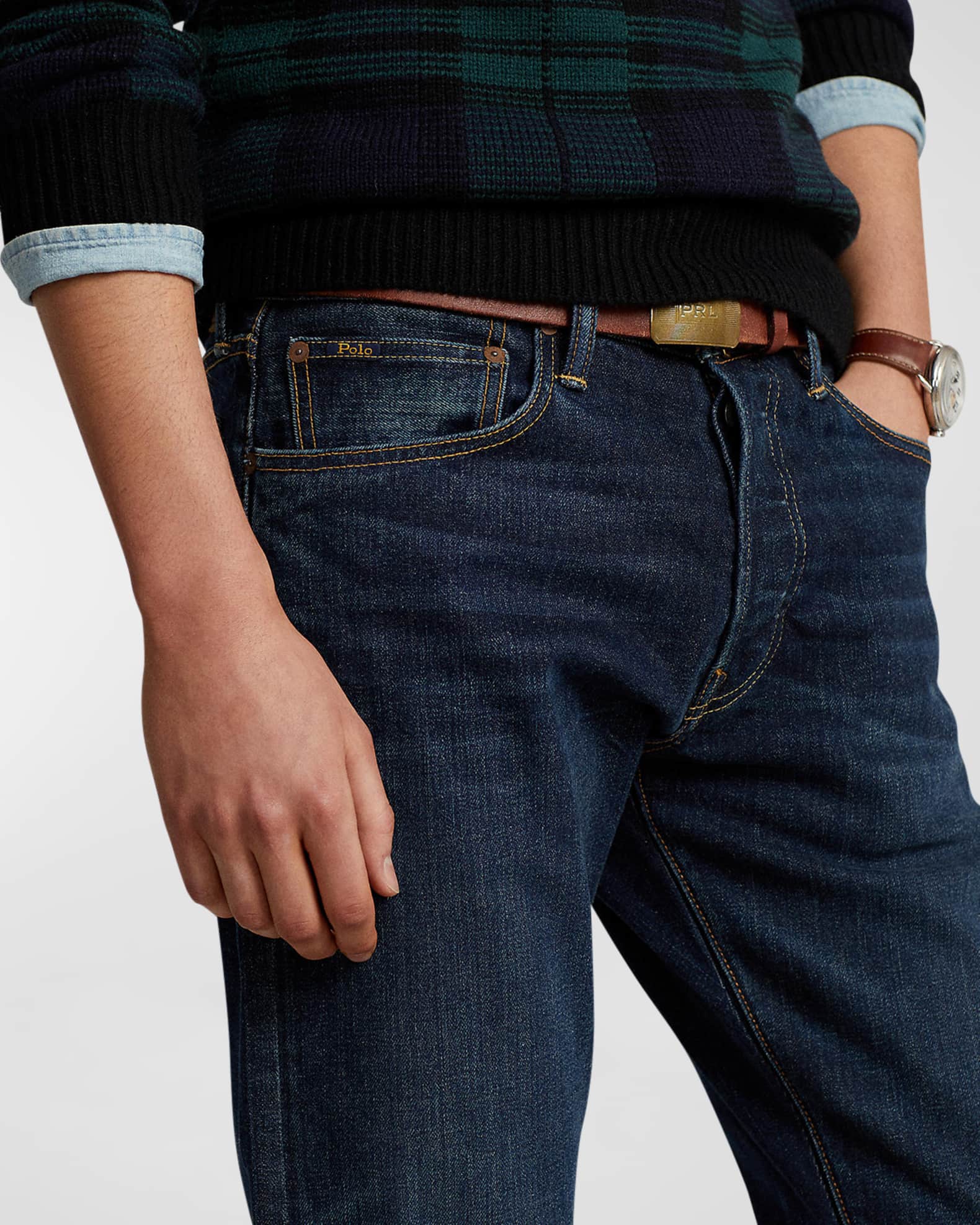 Polo Ralph Lauren Men's Sullivan Slim Stretch Jeans | Neiman Marcus
