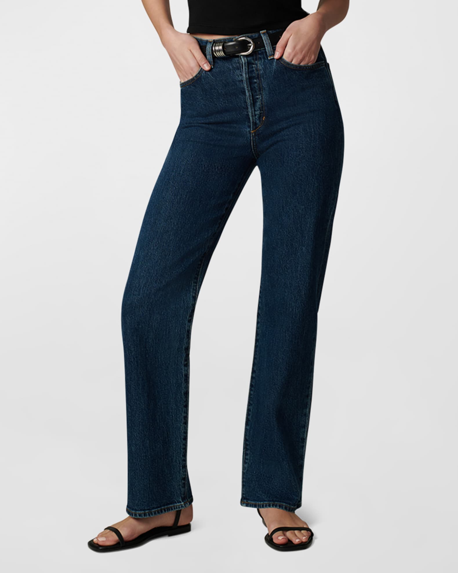 The Margot High-Rise Straight Jeans 1