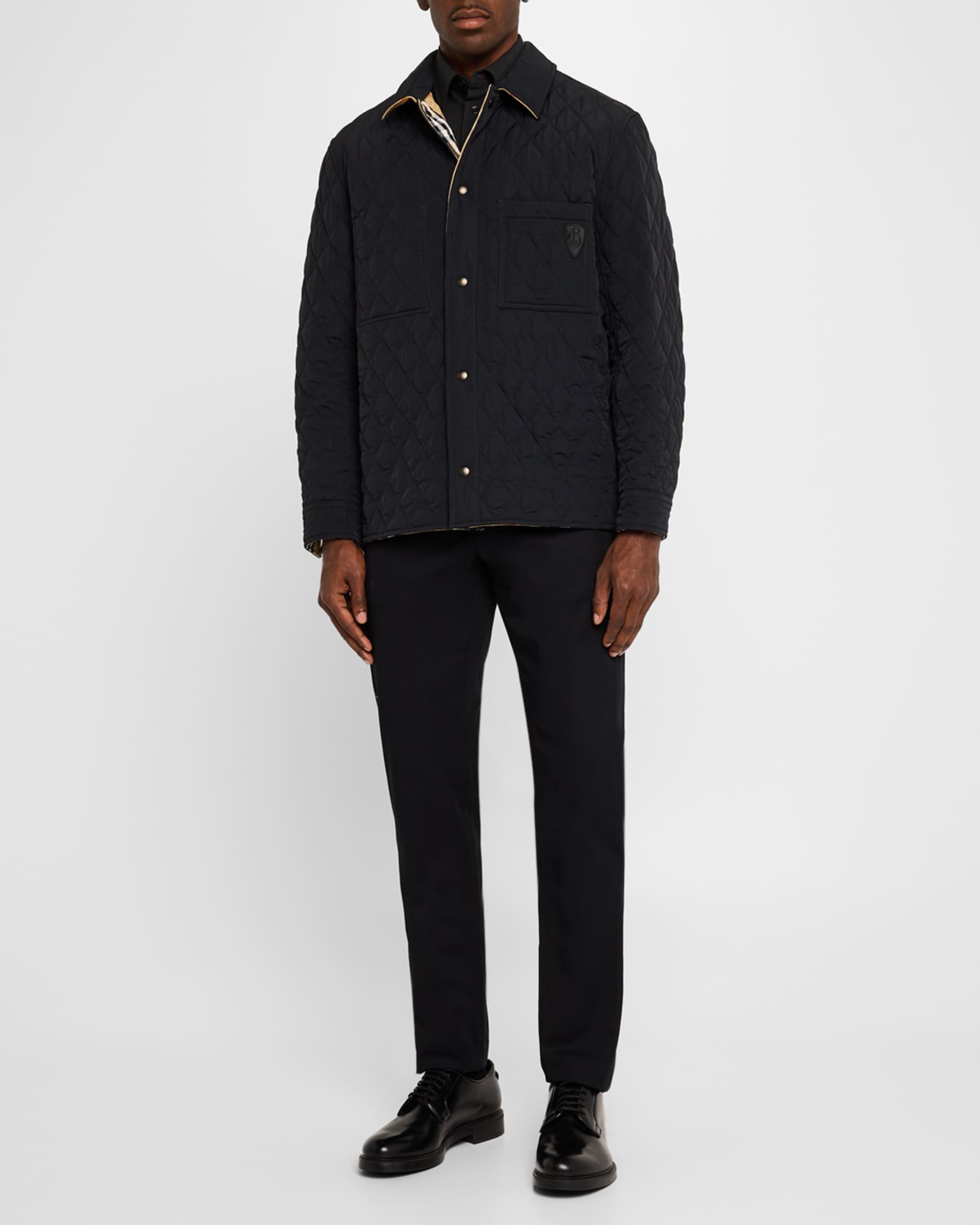 Men's Reversible Quilted Overshirt 1