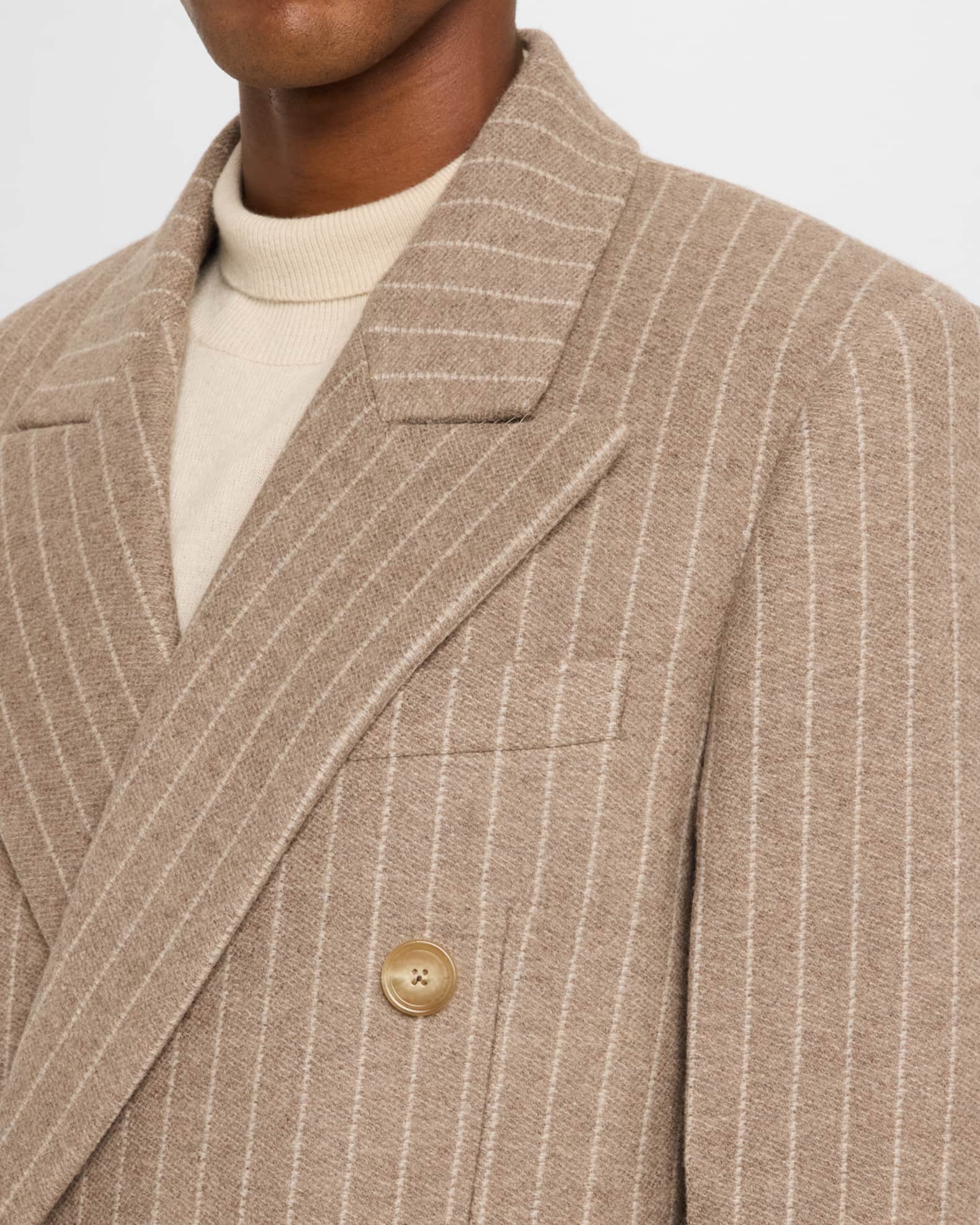Burberry Men's Double-Breasted Pinstripe Sport Coat | Neiman