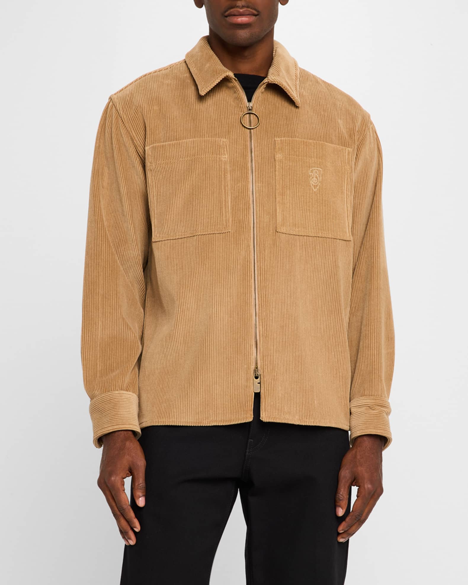 Overshirt zip jacket online