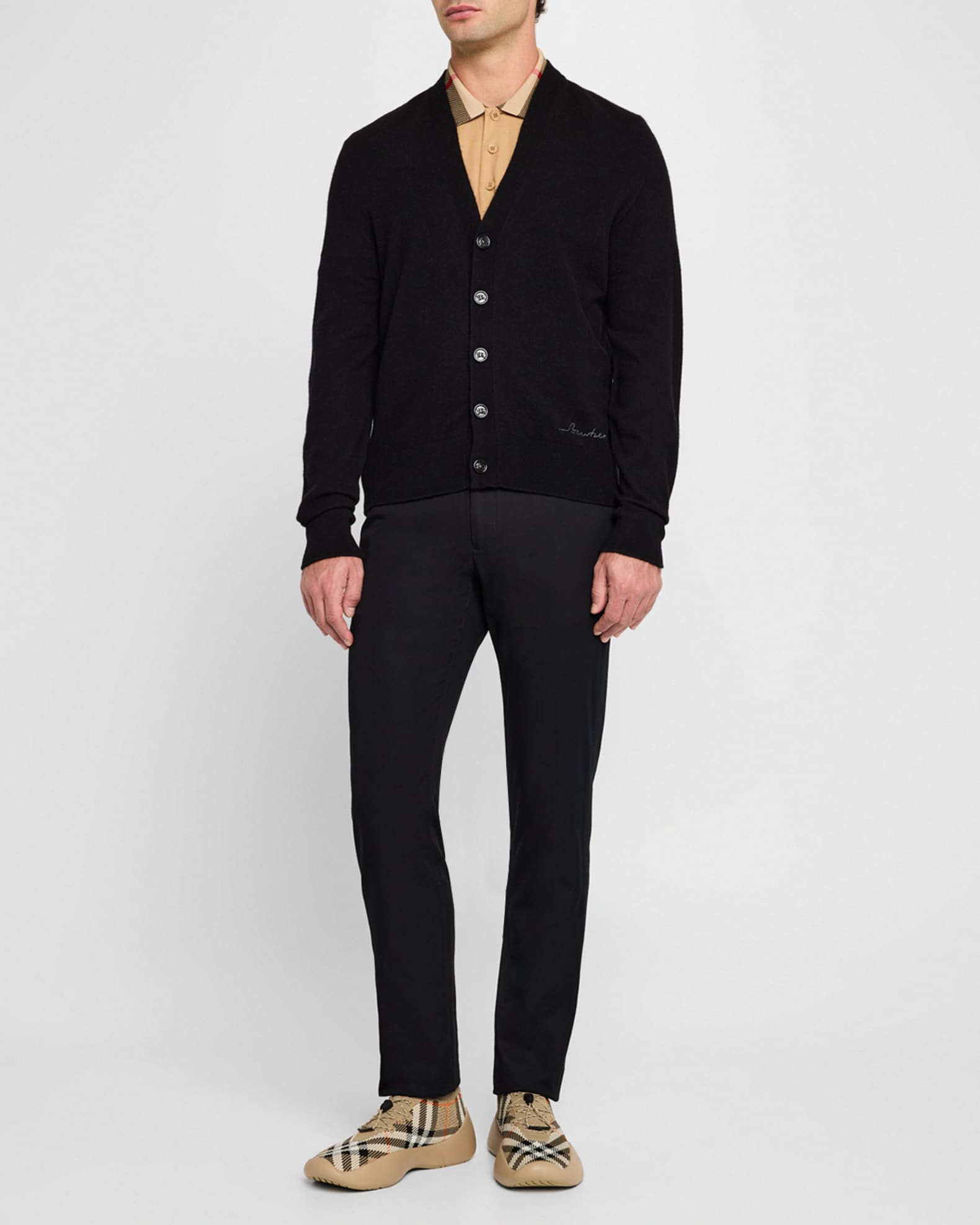 Men's Cashmere Cardigan Sweater 1