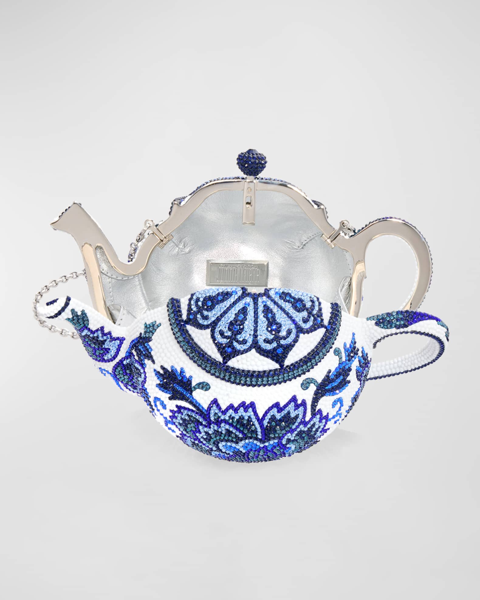 Judith Leiber Couture Teapot Tranquili-Tea Minaudiere Neiman Marcus
