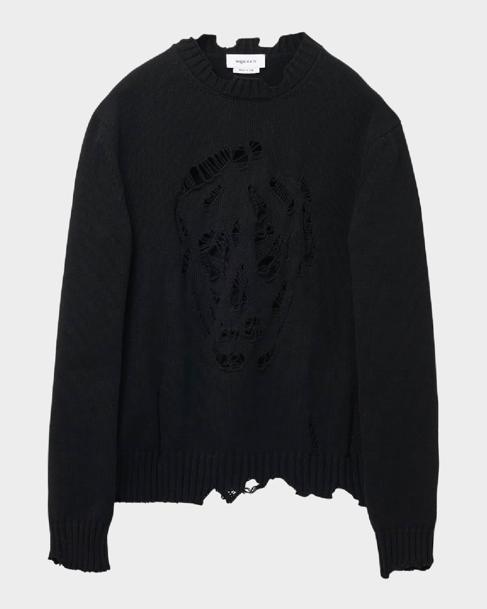 Skull sweater mens discount