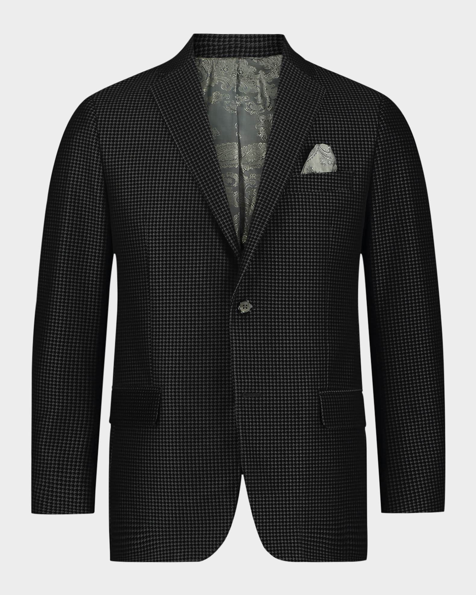 Robert Graham Men s Colden Woven Houndstooth Sport Coat Green