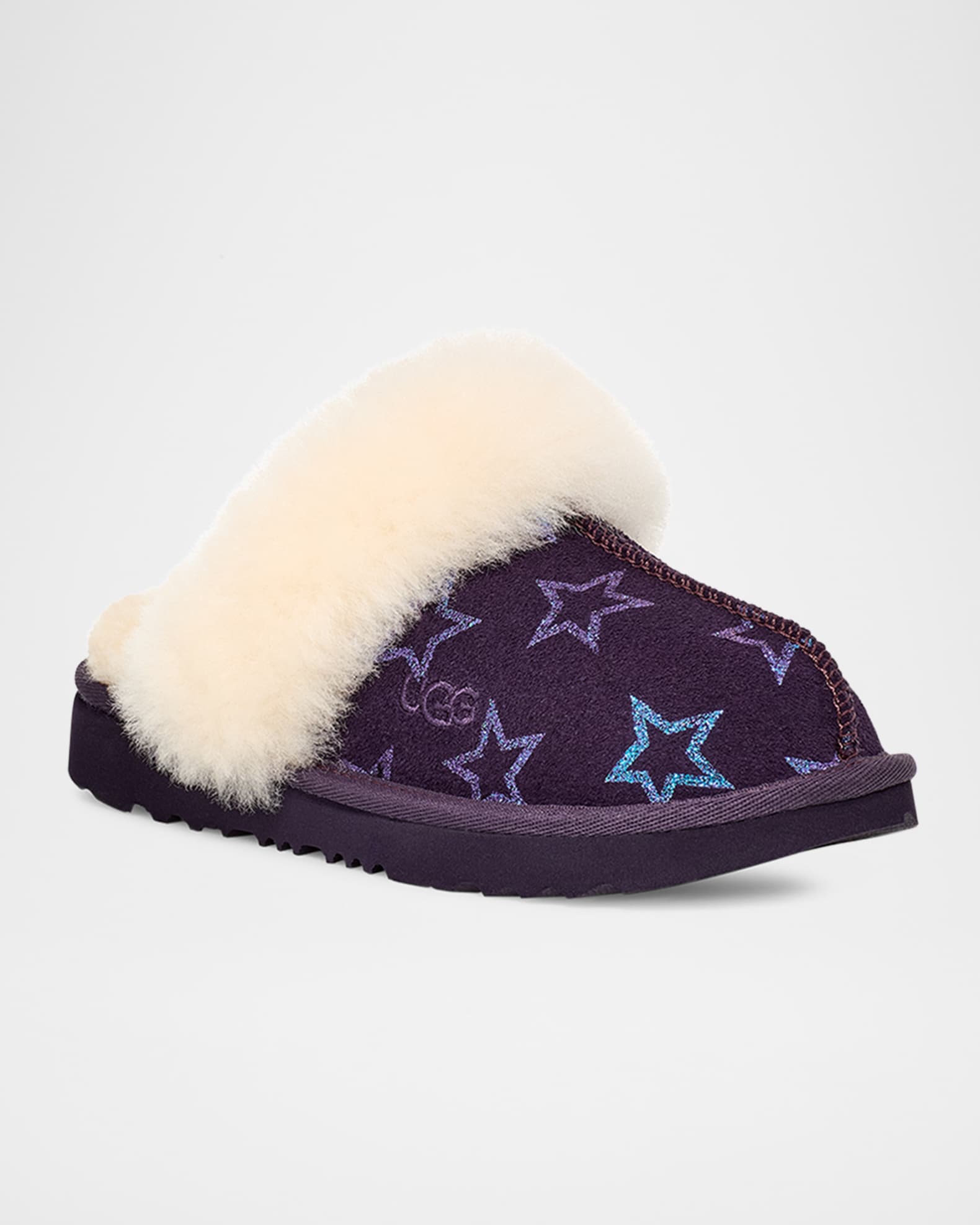UGG Girl s Cozy II Slippers W Iridescent Stars Size Toddlers Kids Neiman Marcus