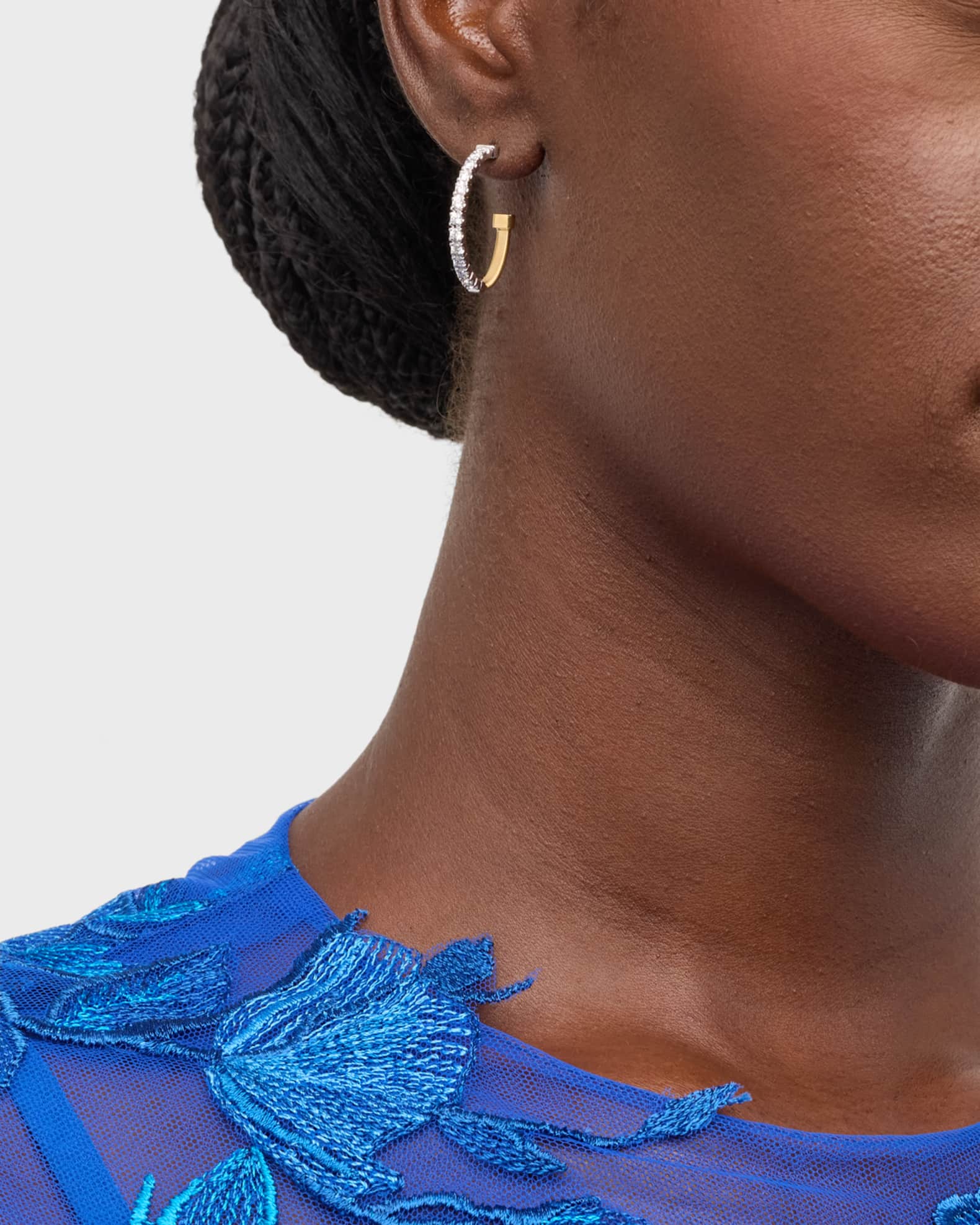 Neiman marcus hoop earrings clearance