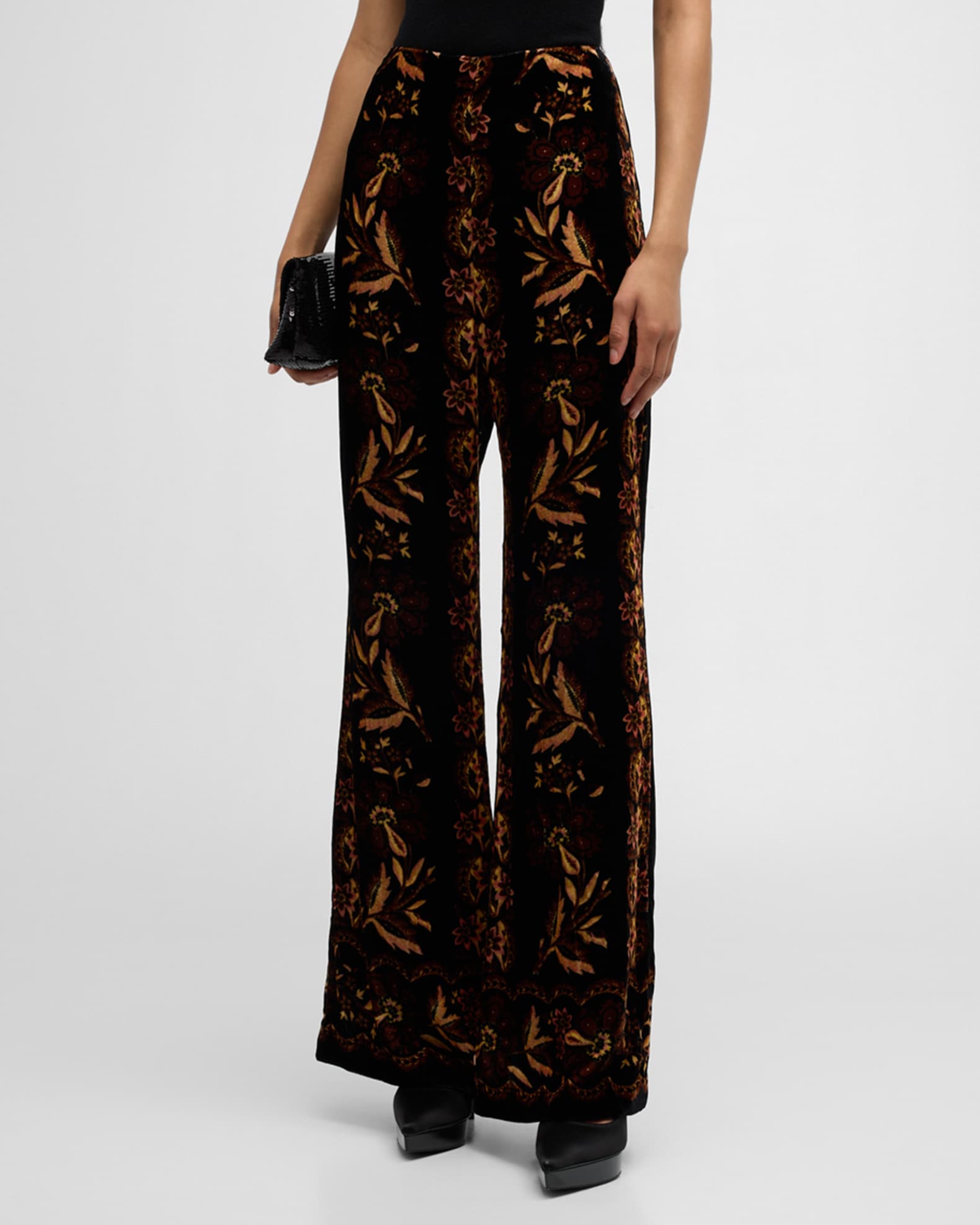 Firenze High-Rise Flare Pants 1