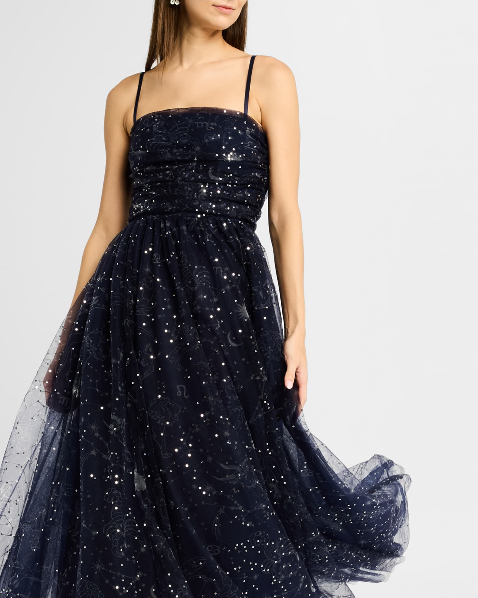 パーティードレス Staud Bettina Dress BETTINA DRESS ZODIAC CONSTELLATION