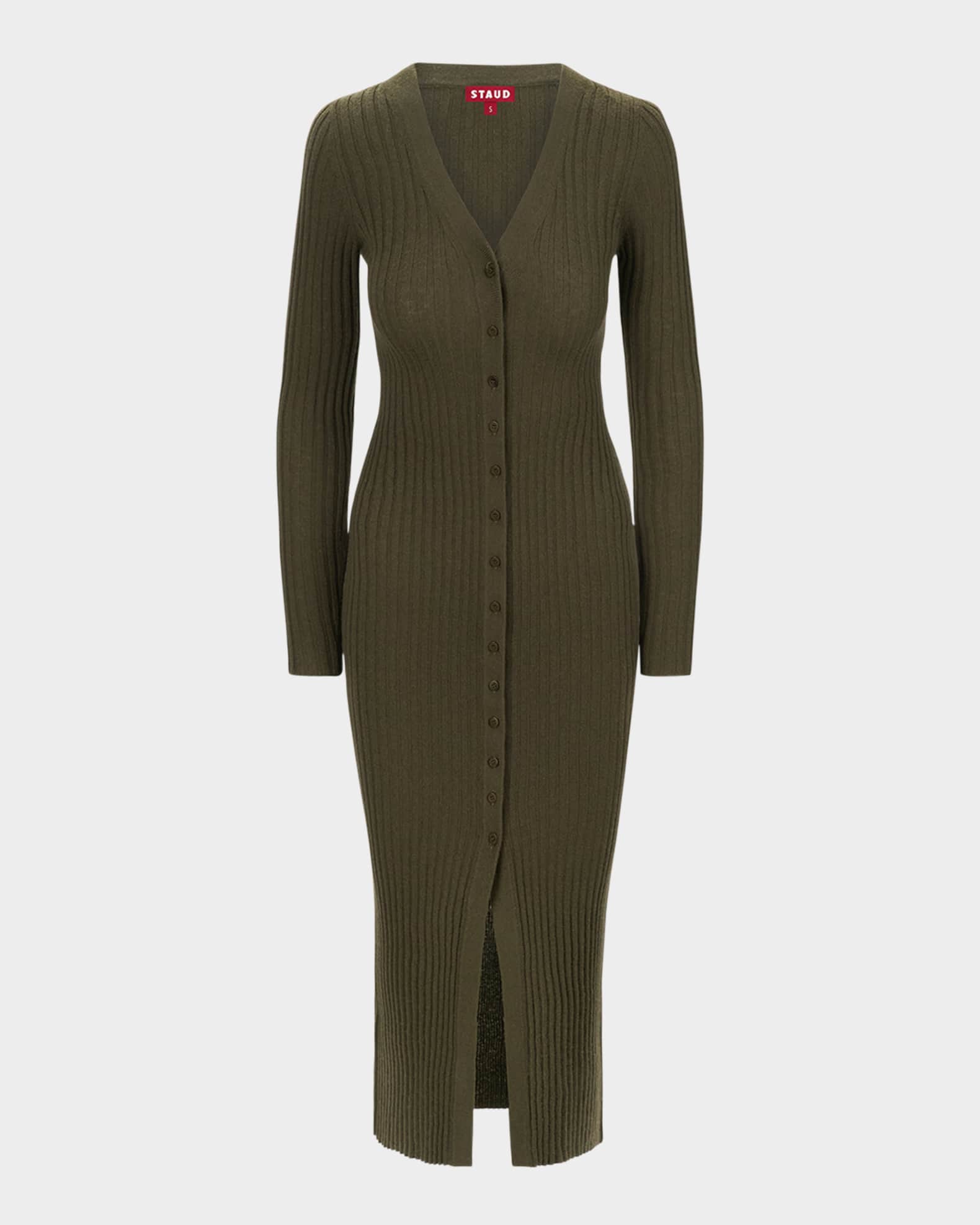 Shoko Ribbed Cashmere Sweater Dress 0