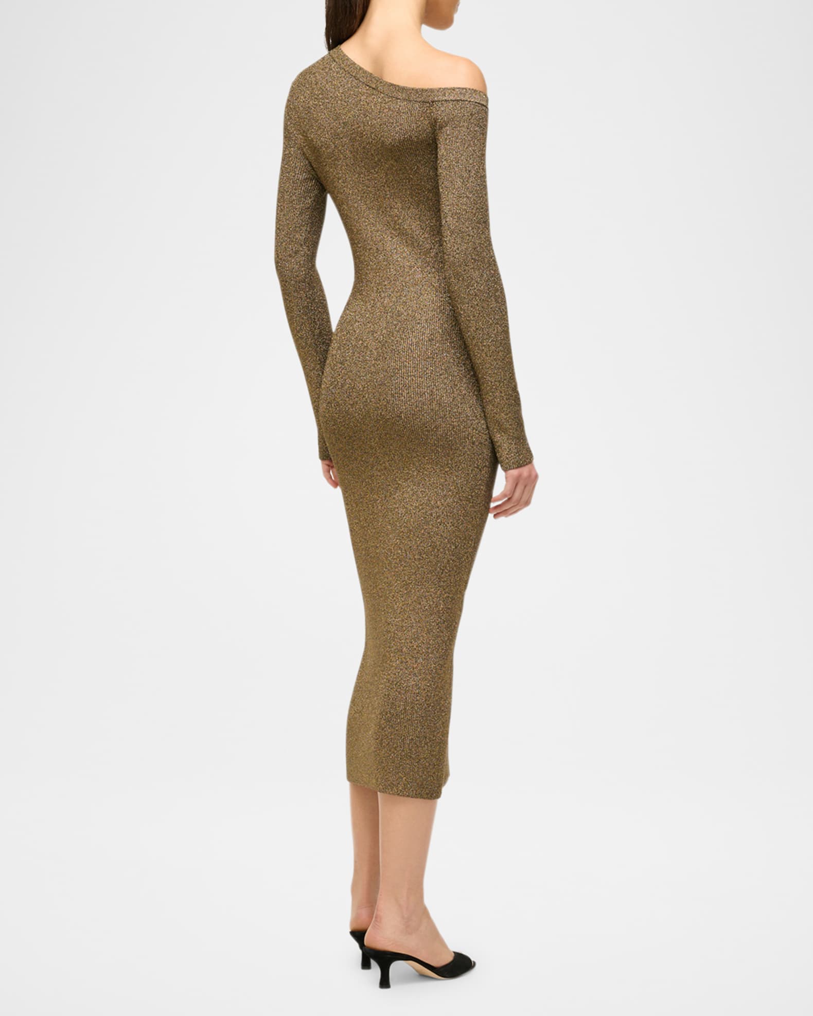 asymmetric sweater dress Stella McCartney // Navy & Light Blue Wool Asymmetrical Sweater Dress – VSP  Consignment main image 1