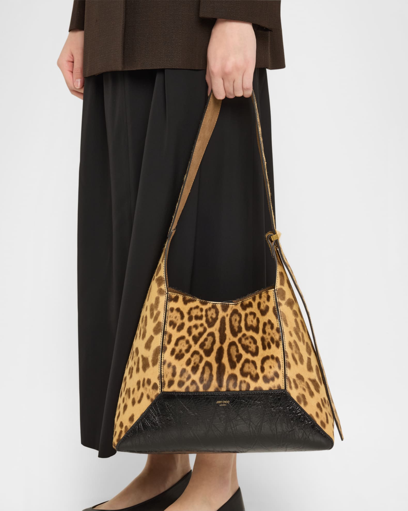Jimmy choo leopard bag on sale