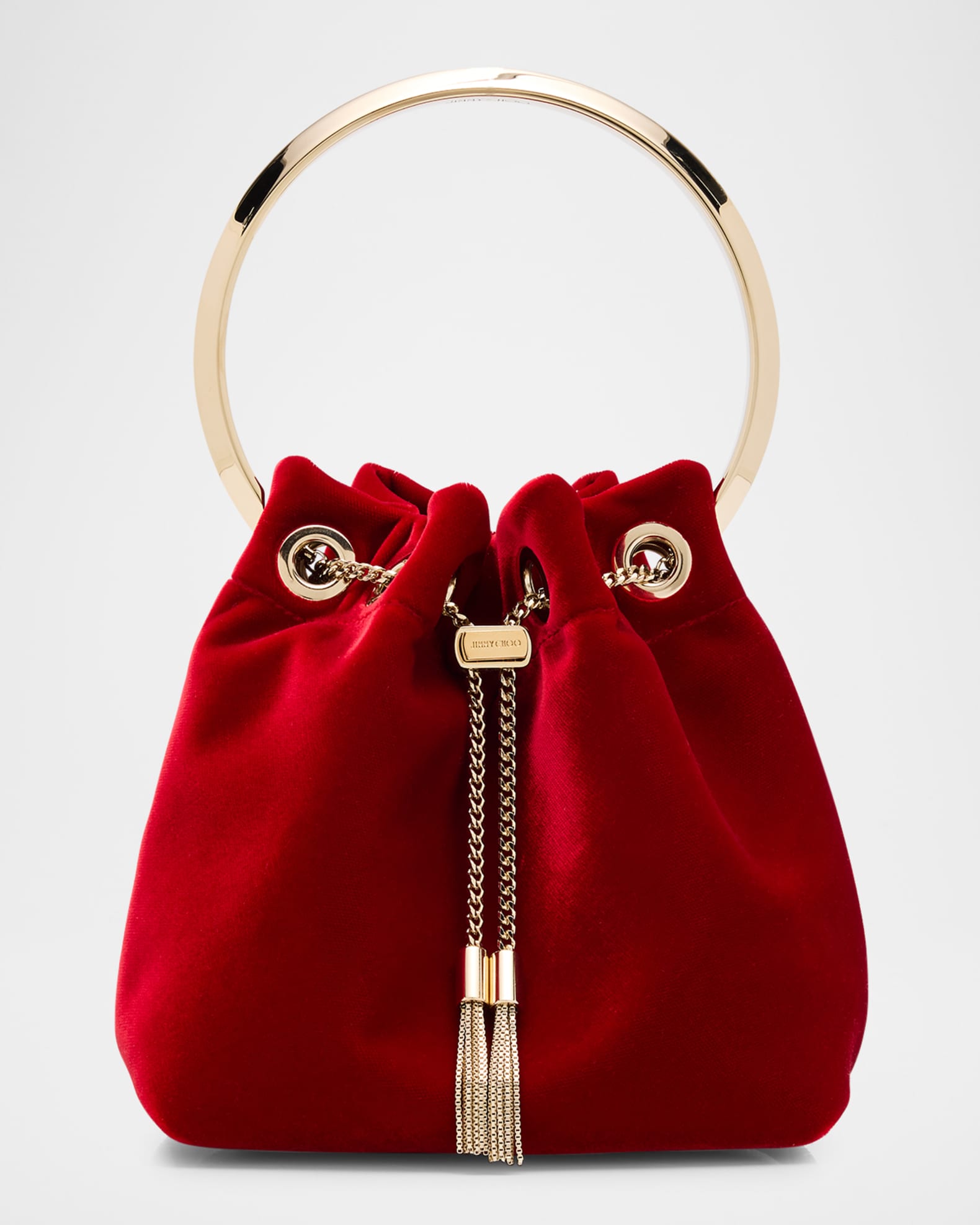 Bon Bon Velour Bucket Bag 0
