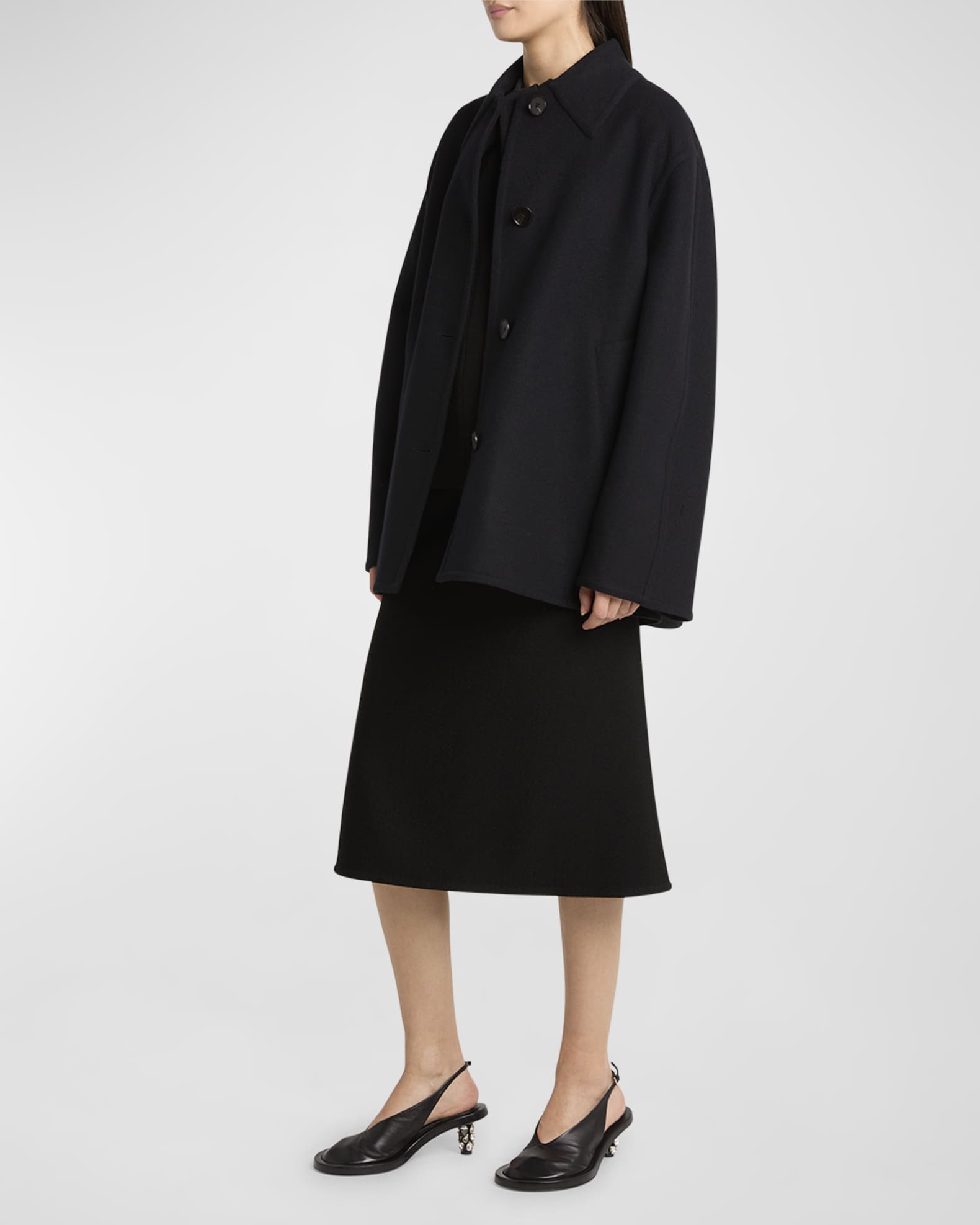 Jil sander cashmere coat shop