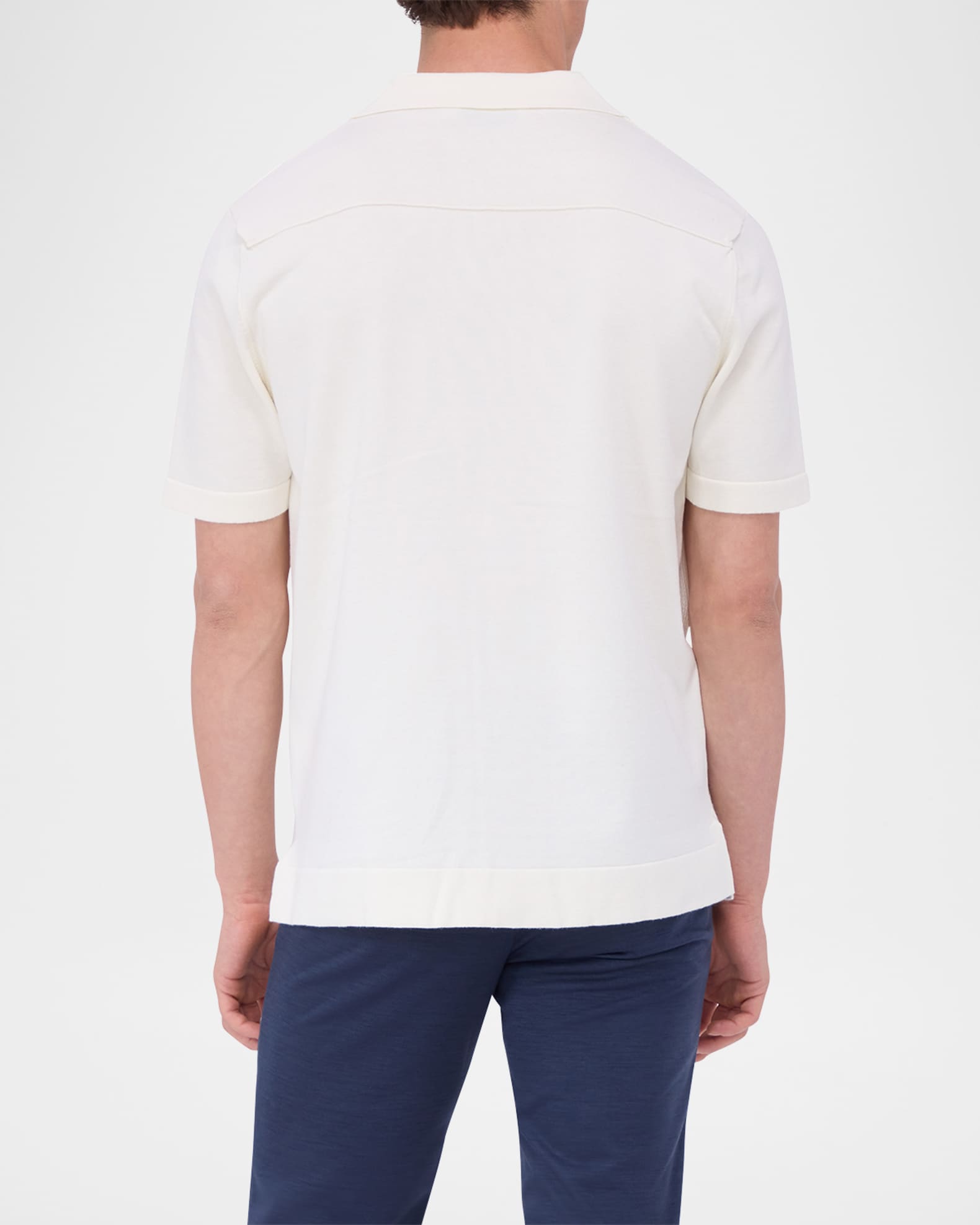 Men's Camp-Collar Short-Sleeve Sweater 1