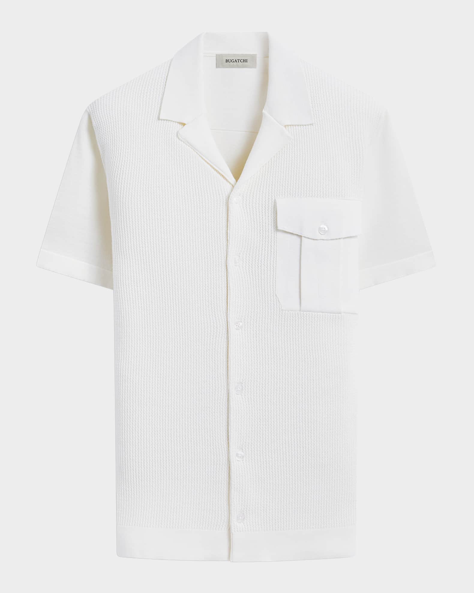 Men's Camp-Collar Short-Sleeve Sweater 0