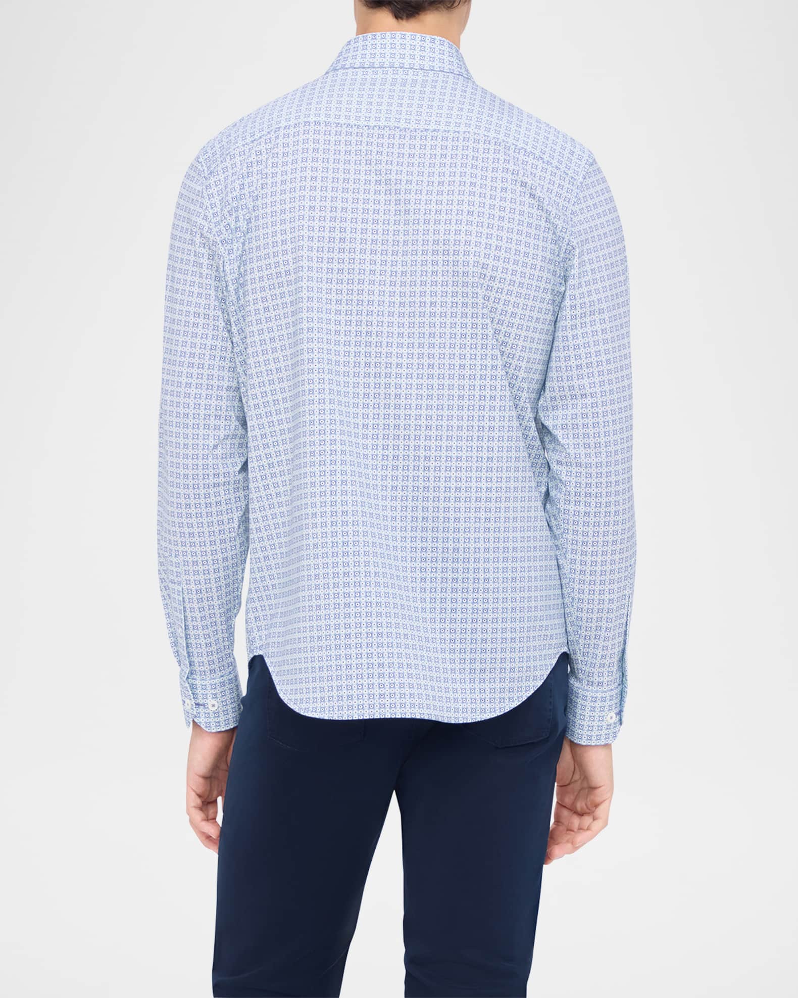 Men's OoohCotton James Geometric Sport Shirt 1