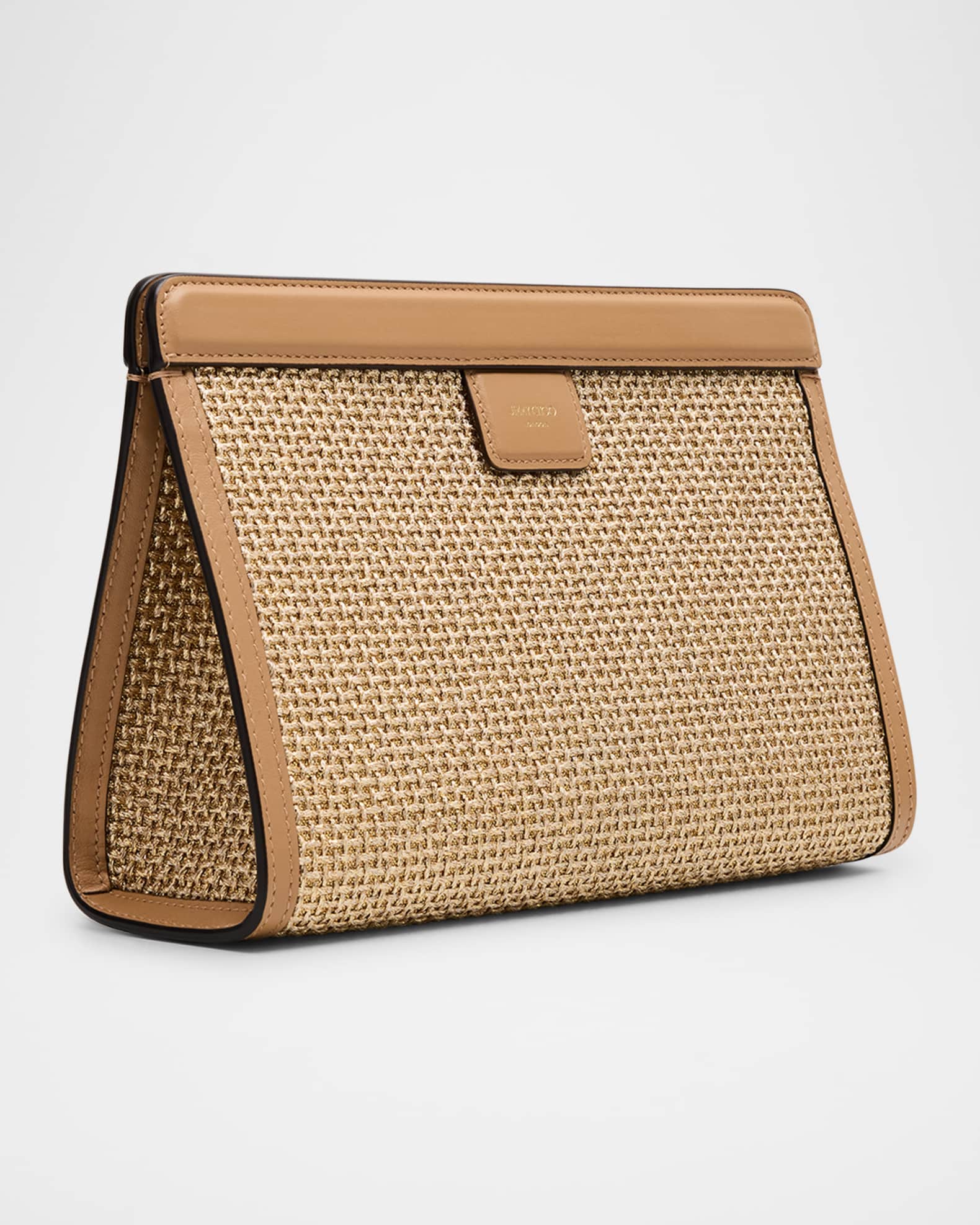 ショルダーバッグ・ポシェット GUCCI Embroidered Raffia Gucci Summer Clutch Gucci Embroidered Raffia Summer Clutch – LOZURI®