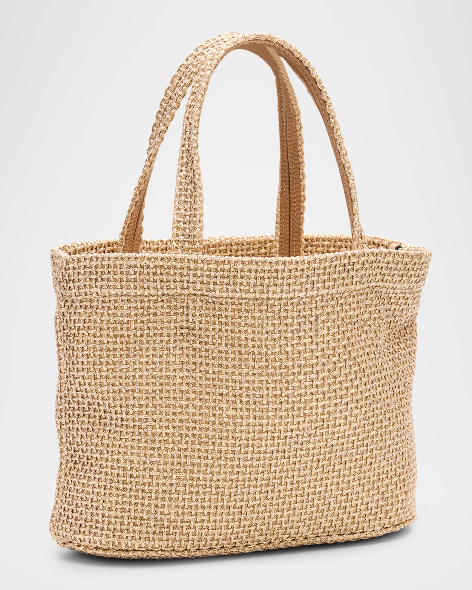 JIMMY CHOO ジミー チュウ MARI RAFFIA TOTE/S Jimmy Choo Miami Beige Raffia Tote Bag | Consign of the Times ™