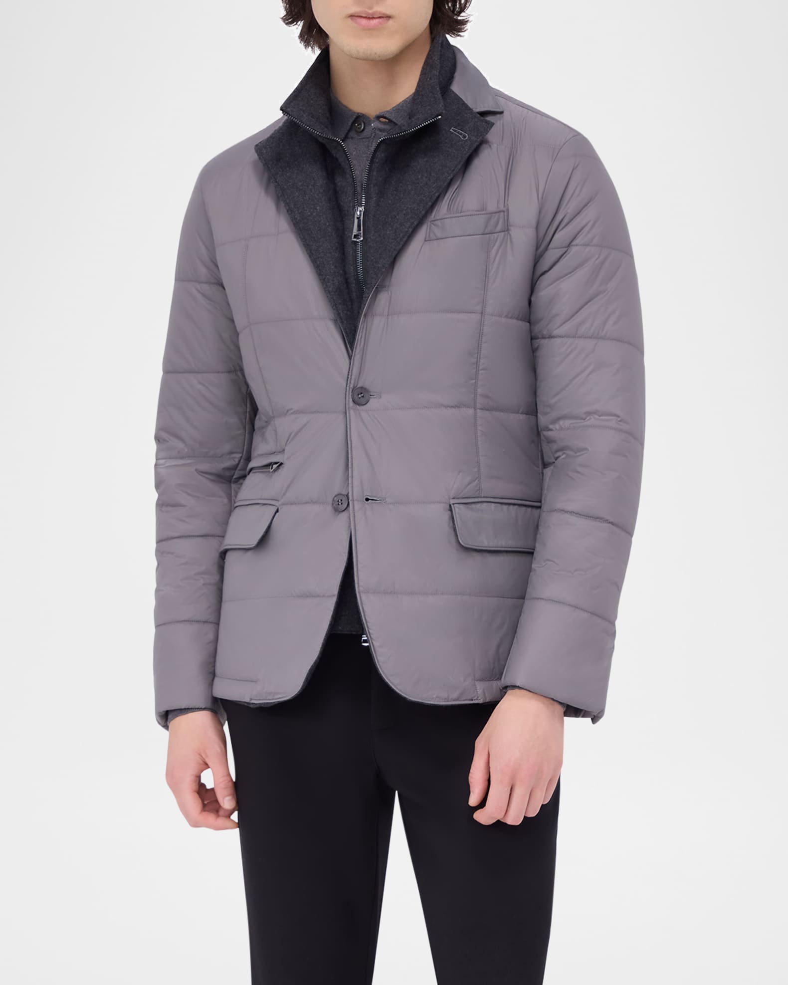 Padded blazer jacket shop