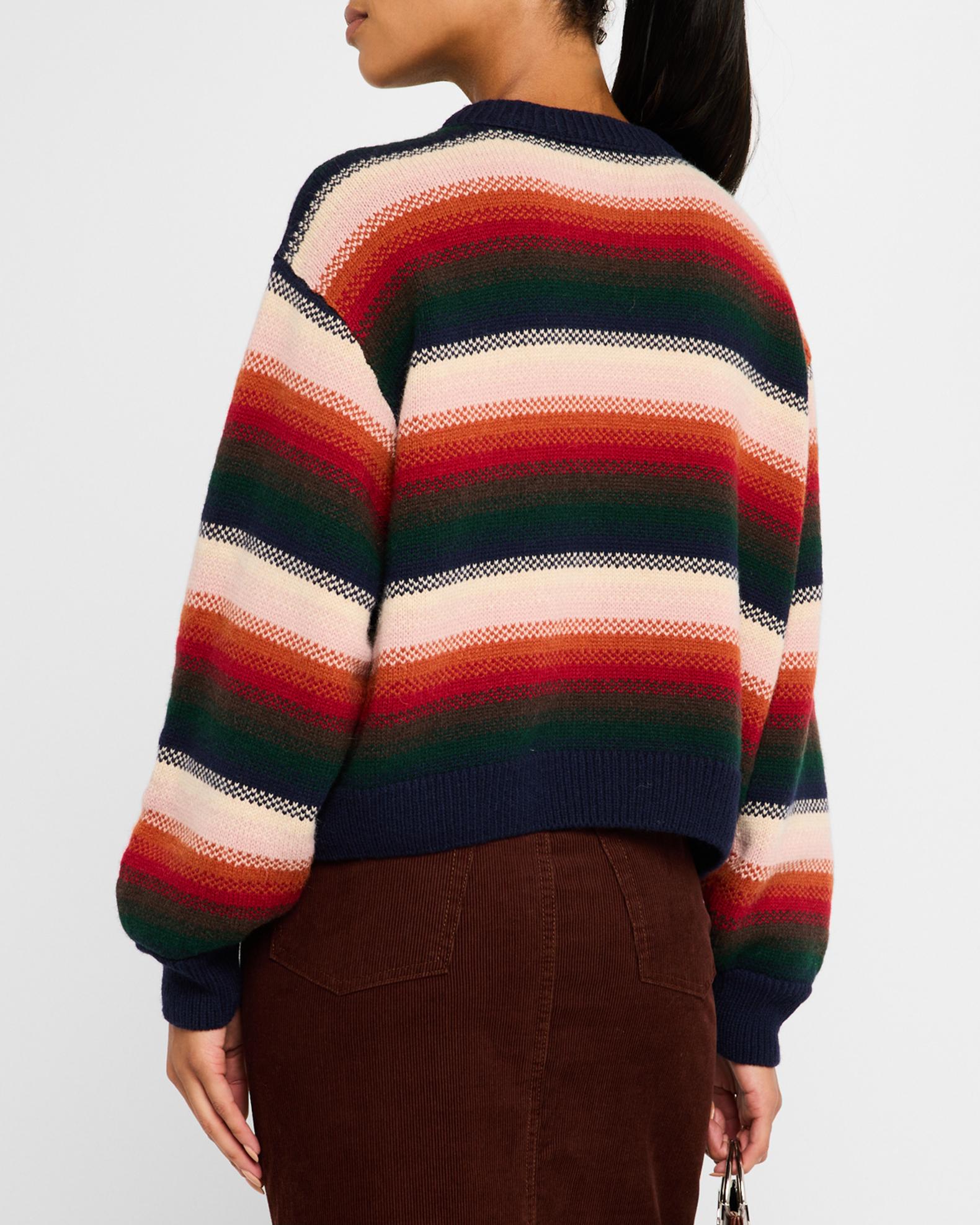 Pre-Order Oversized Drop Shoulder Bubble Sleeve Pullover Sweater