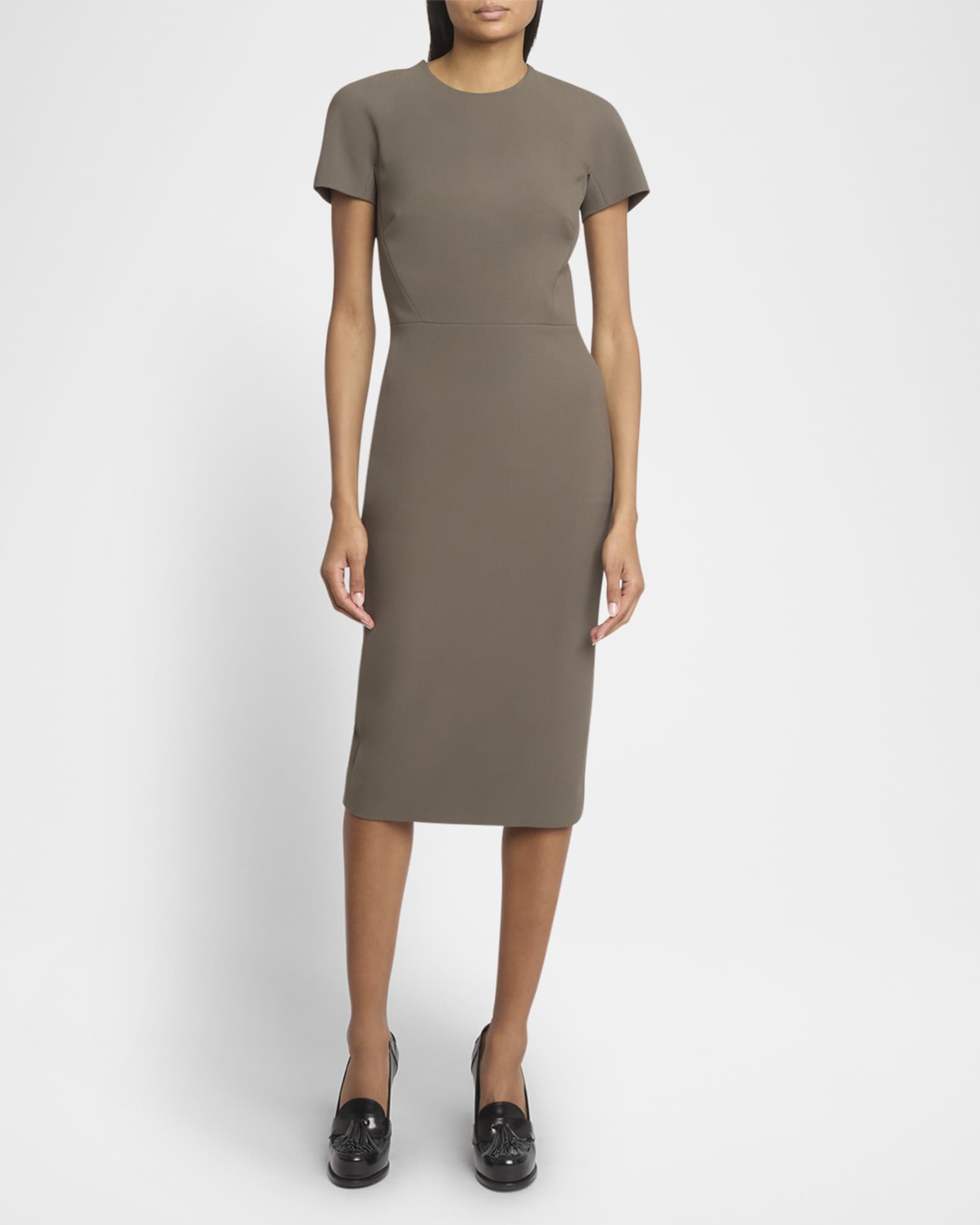 Tshirt dress fitted sale