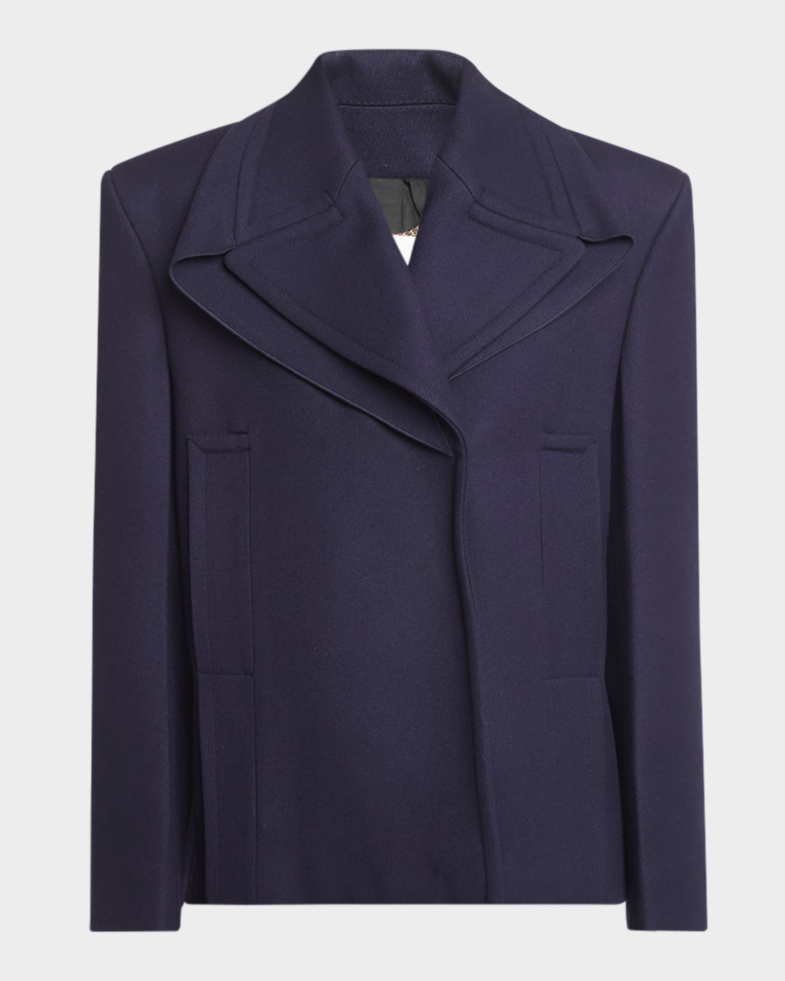 Victoria beckham navy coat on sale