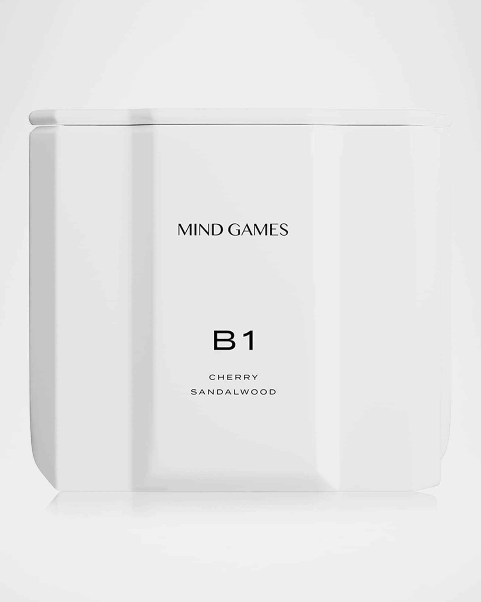 B1 White King Cherry Sandalwood Luxury Candle, 10 oz. 0