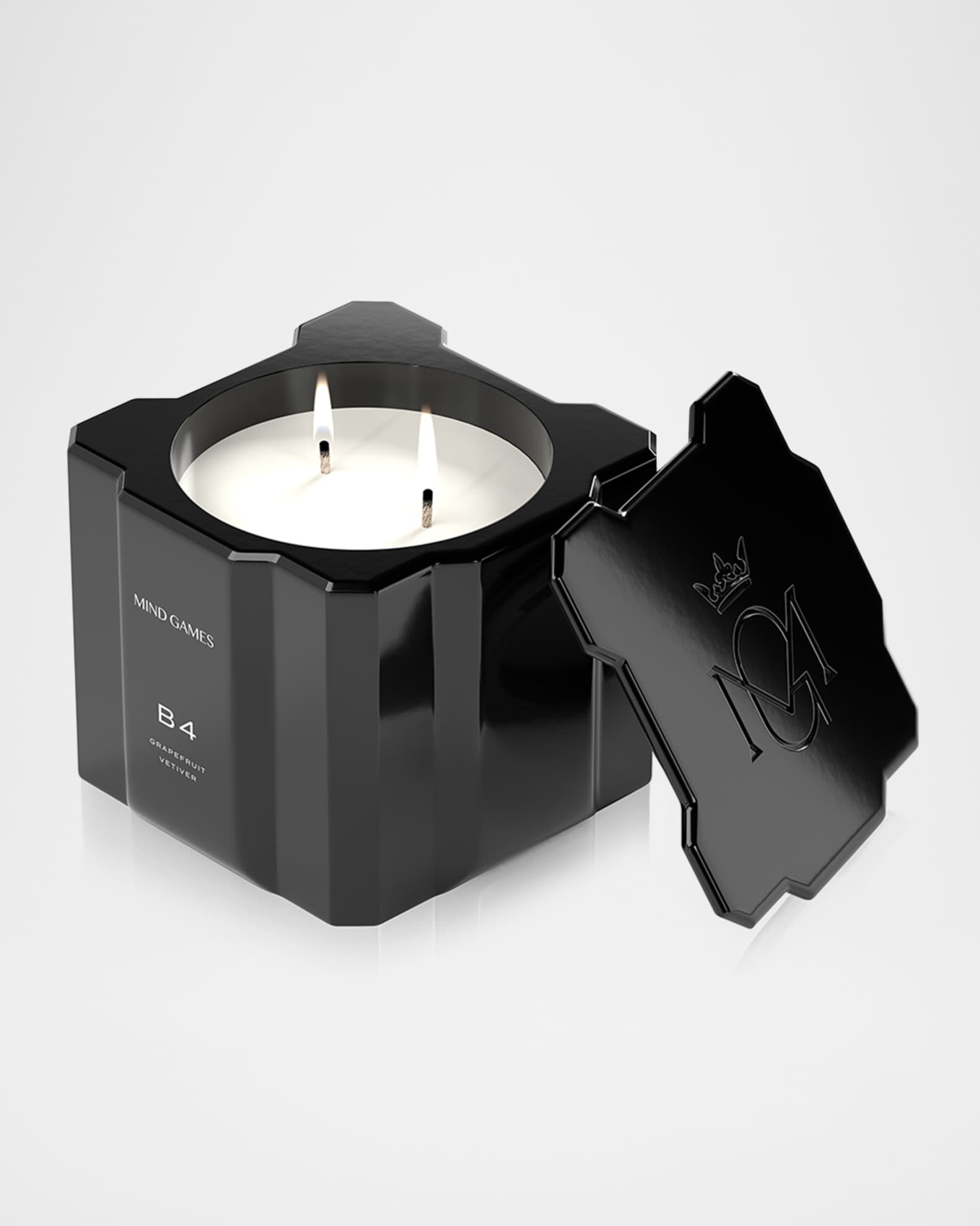 B4 Black Knight Grapefruit Vetiver Luxury Candle, 10 oz. 1