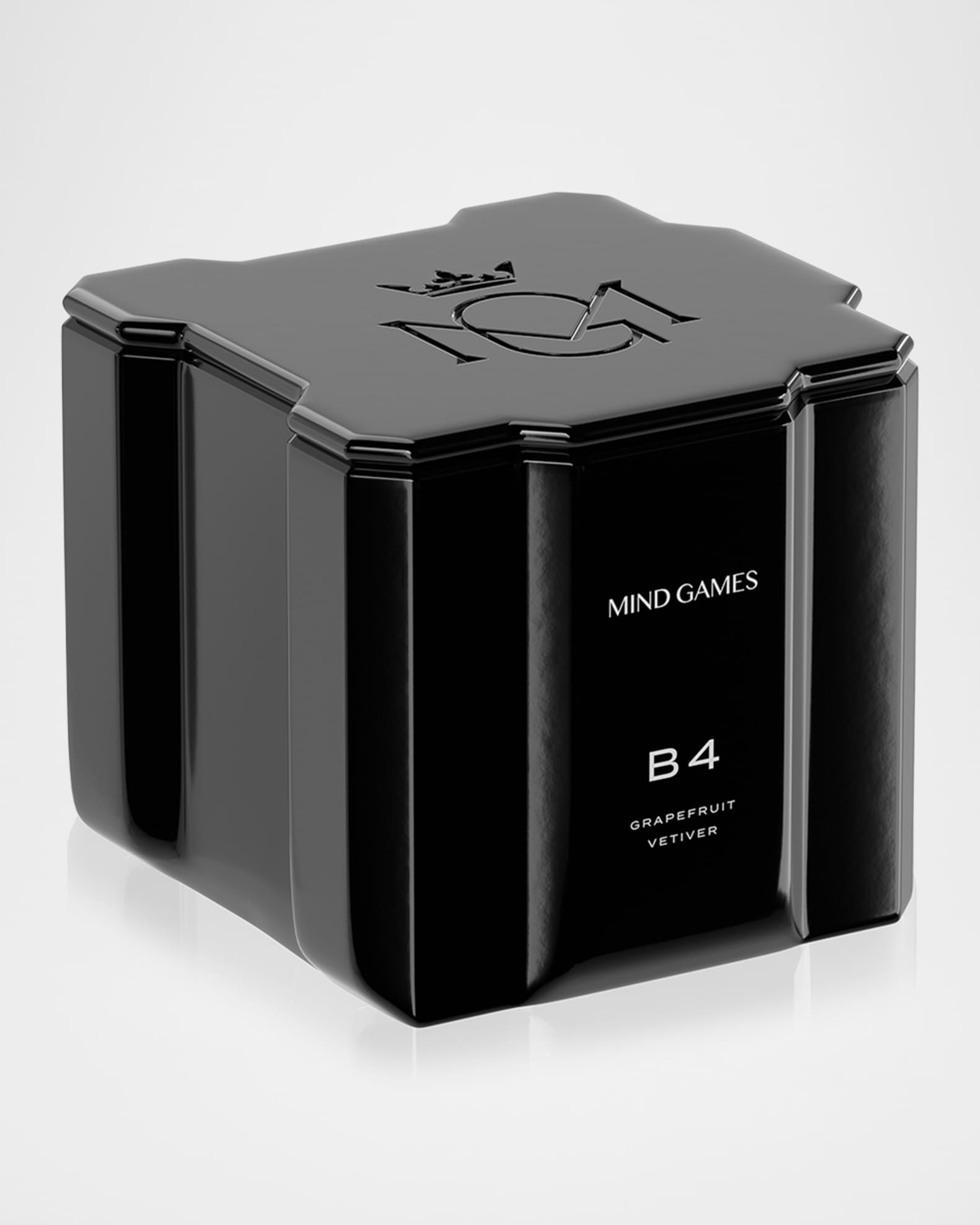 B4 Black Knight Grapefruit Vetiver Luxury Candle, 10 oz.