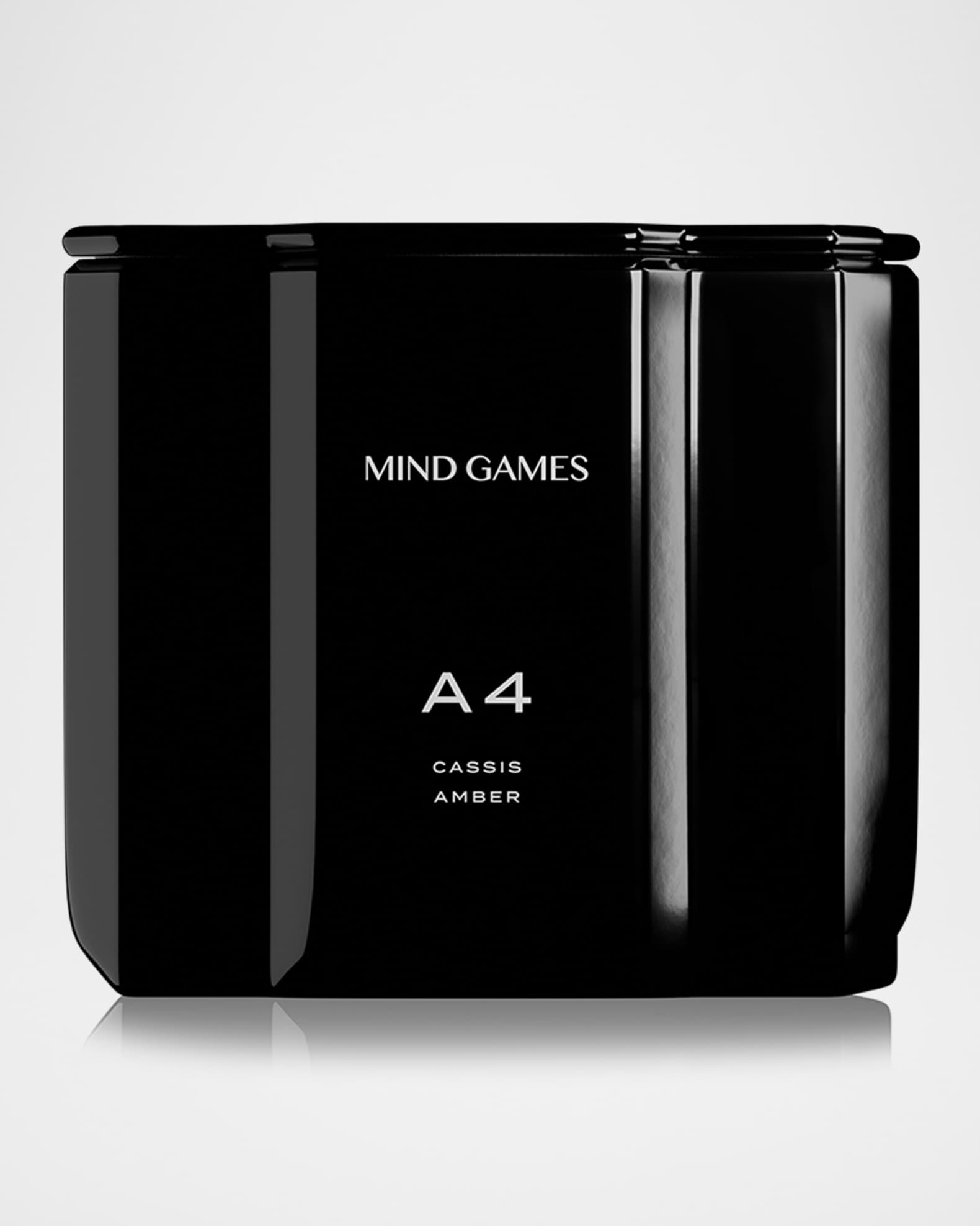 A4 Black Queen Cassis Amber Luxury Candle, 10 oz. 0