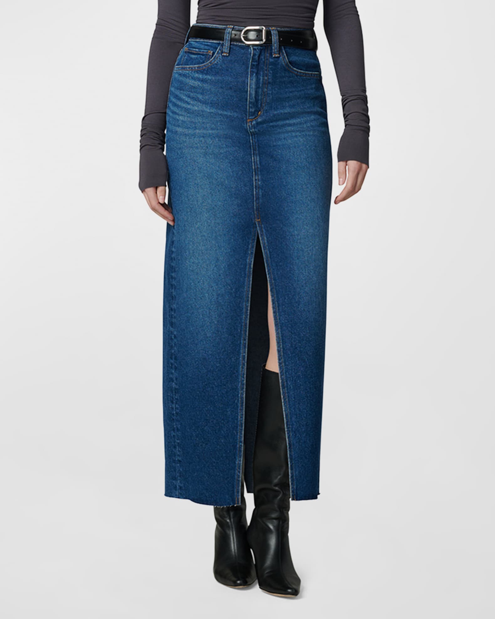 Joe's Jeans The Eva Denim Maxi Skirt Neiman Marcus