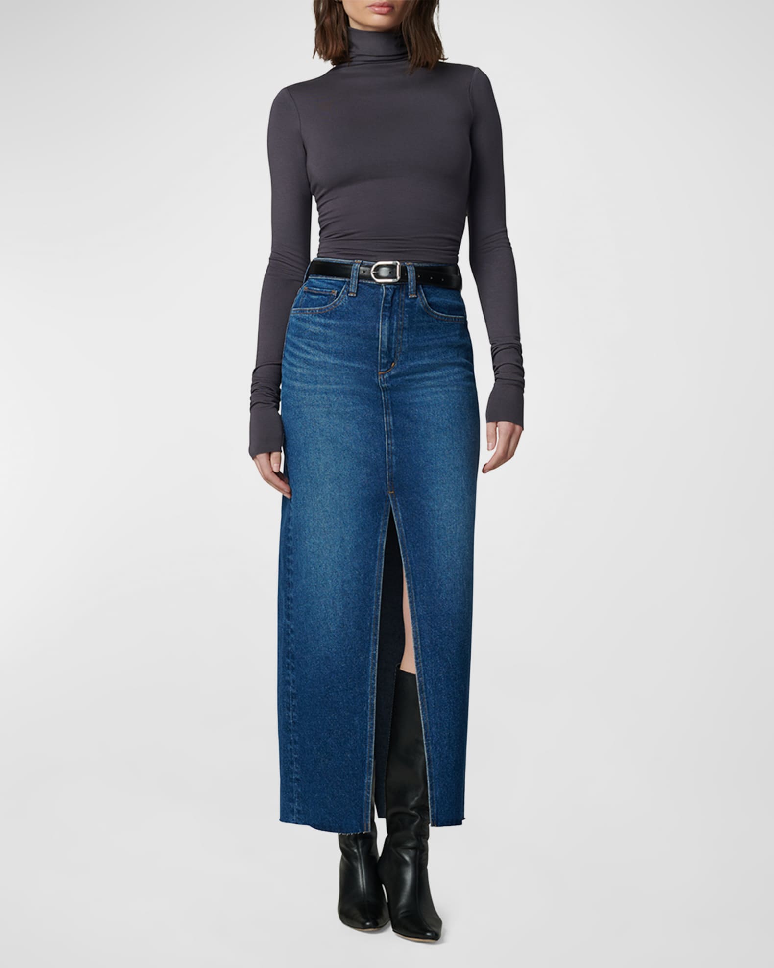 Joe's Jeans The Eva Denim Maxi Skirt Neiman Marcus