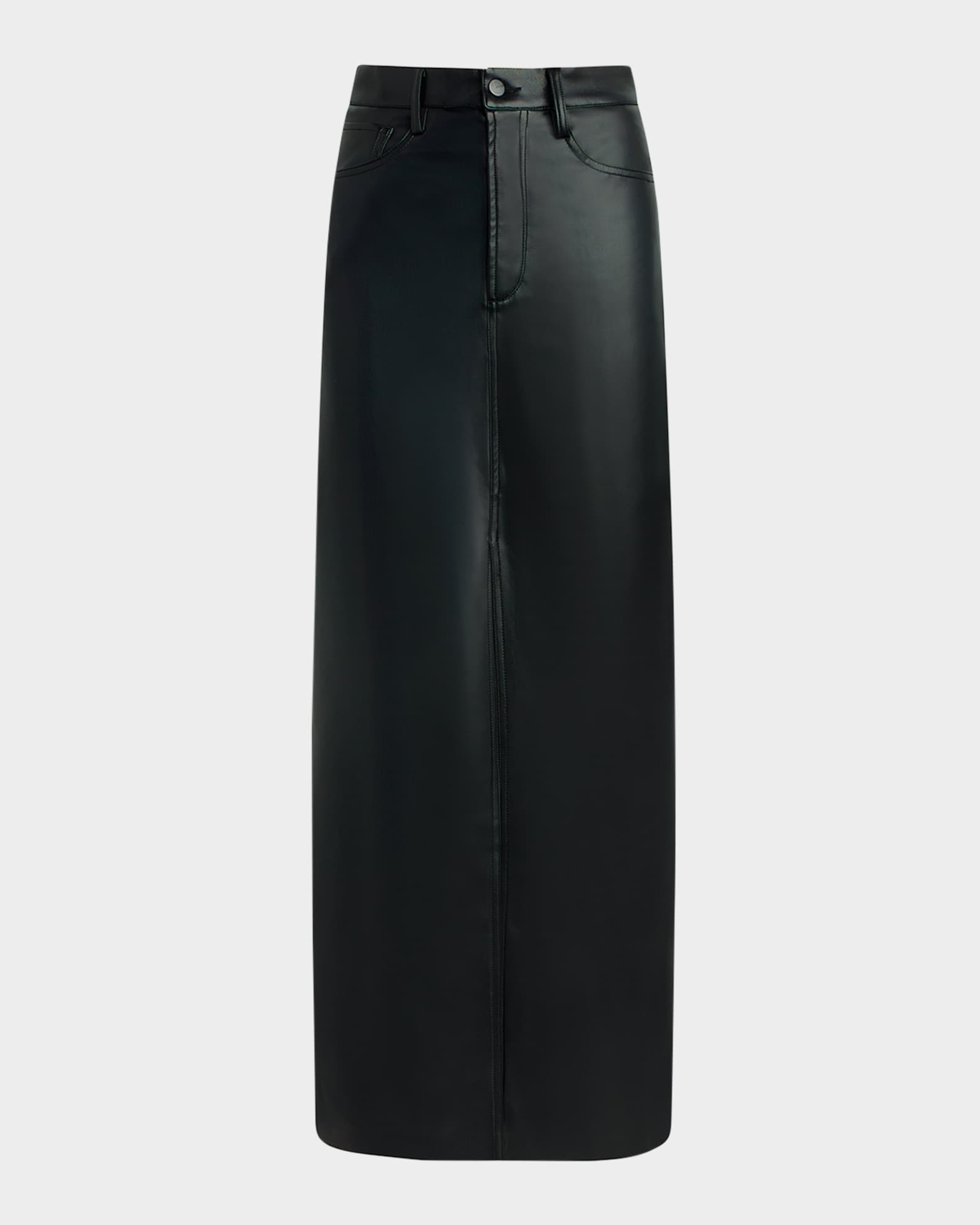 The Martine Maxi Skirt Vegan Leather Black Size 2 by Joe s Jeans
