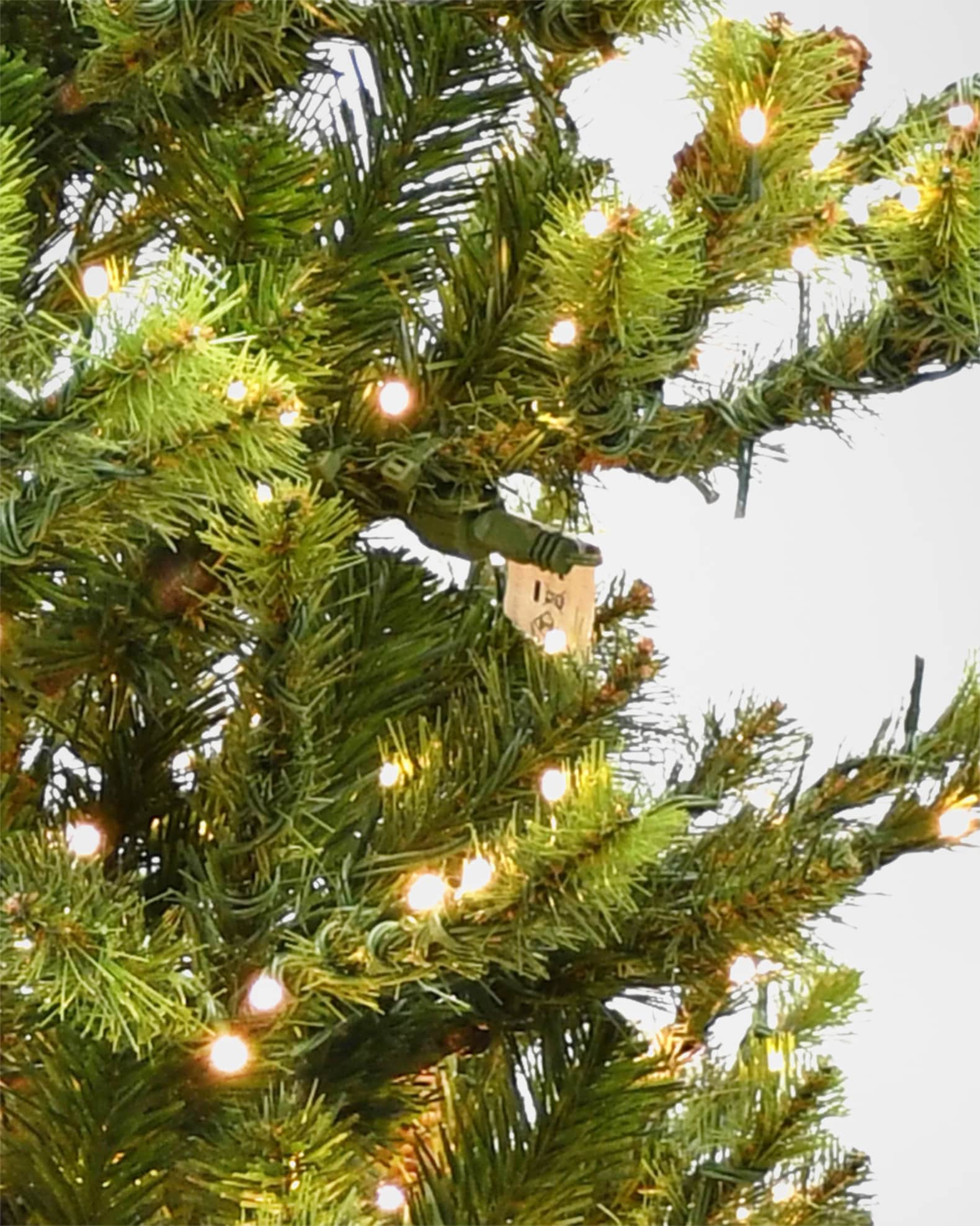 Winward Home Deluxe Village Mix Pine 6' Slim PreLit Christmas Tree