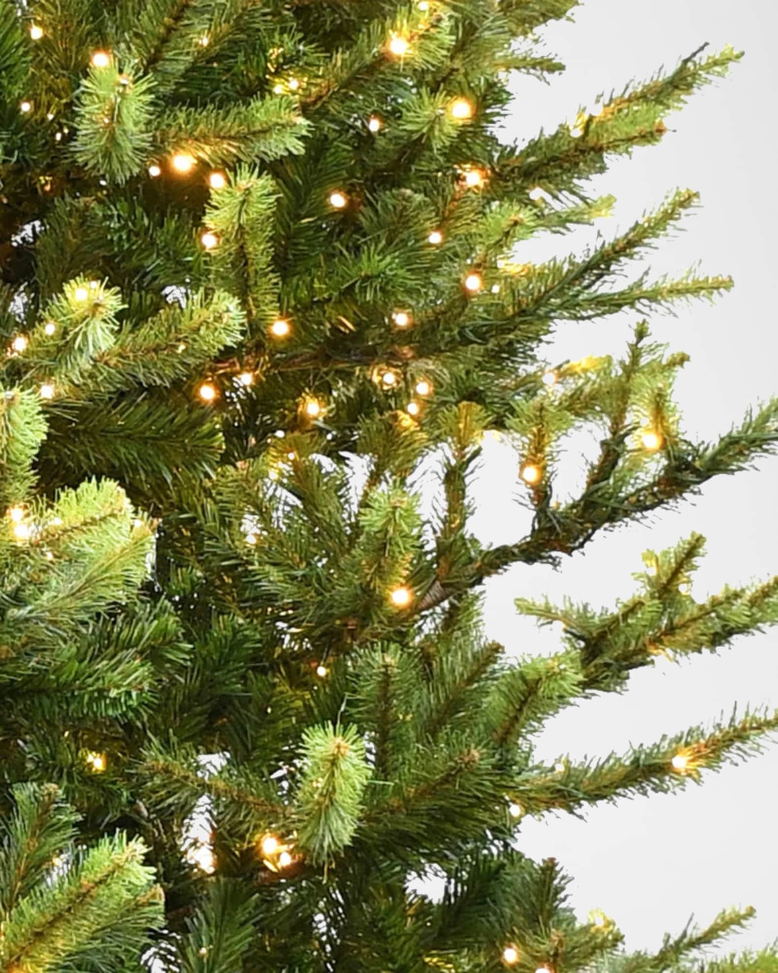 Winward Home Deluxe Village Mix Pine 12' Slim PreLit Christmas Tree