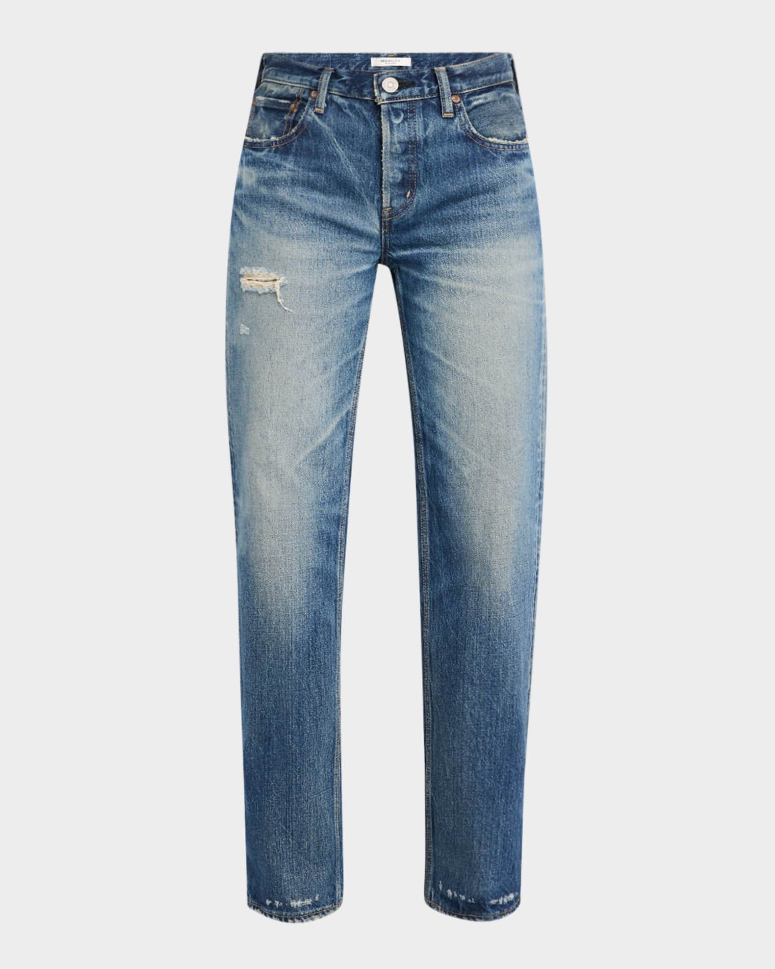 Flemington Straight Low-Rise Jeans 0