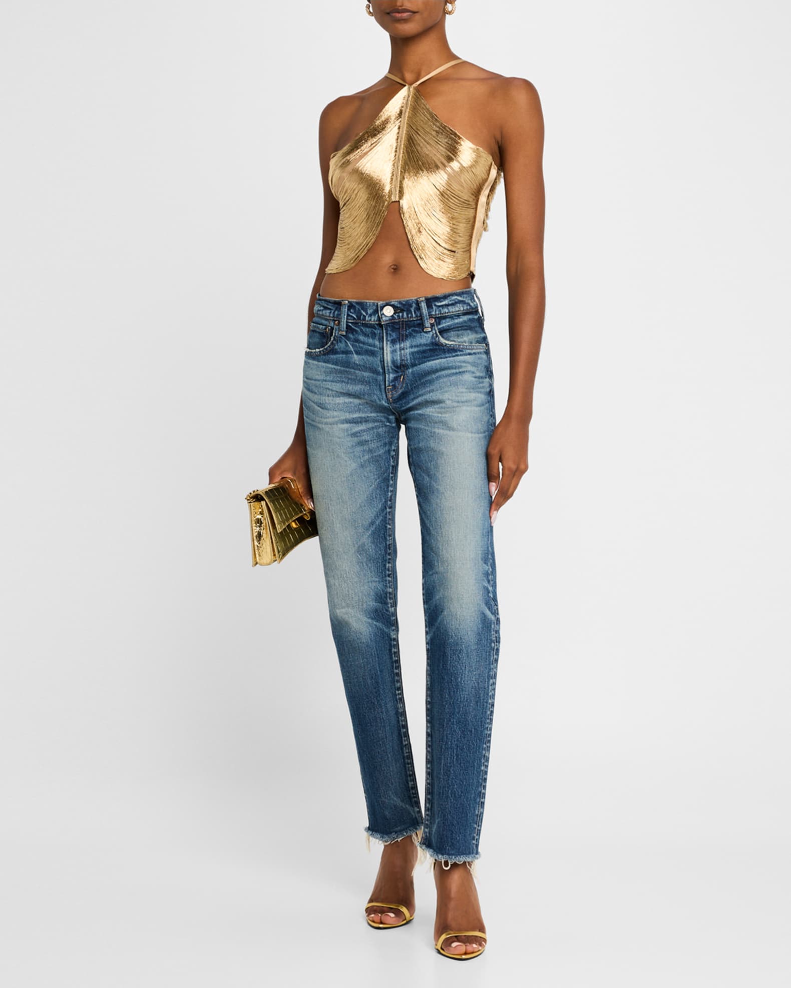 Florahome Slim Straight Jeans 1