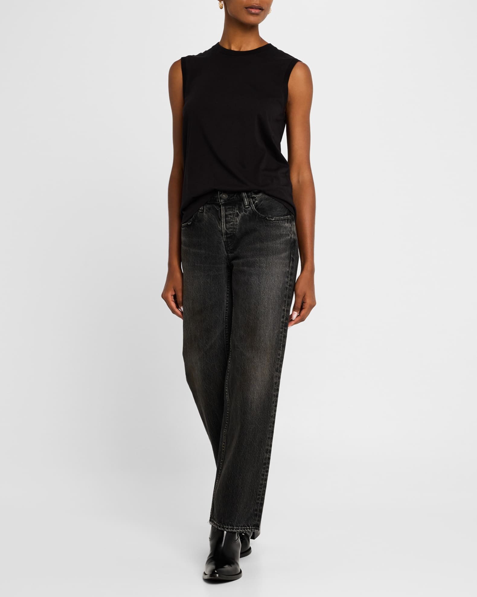 Iona Straight Low-Rise Jeans 1
