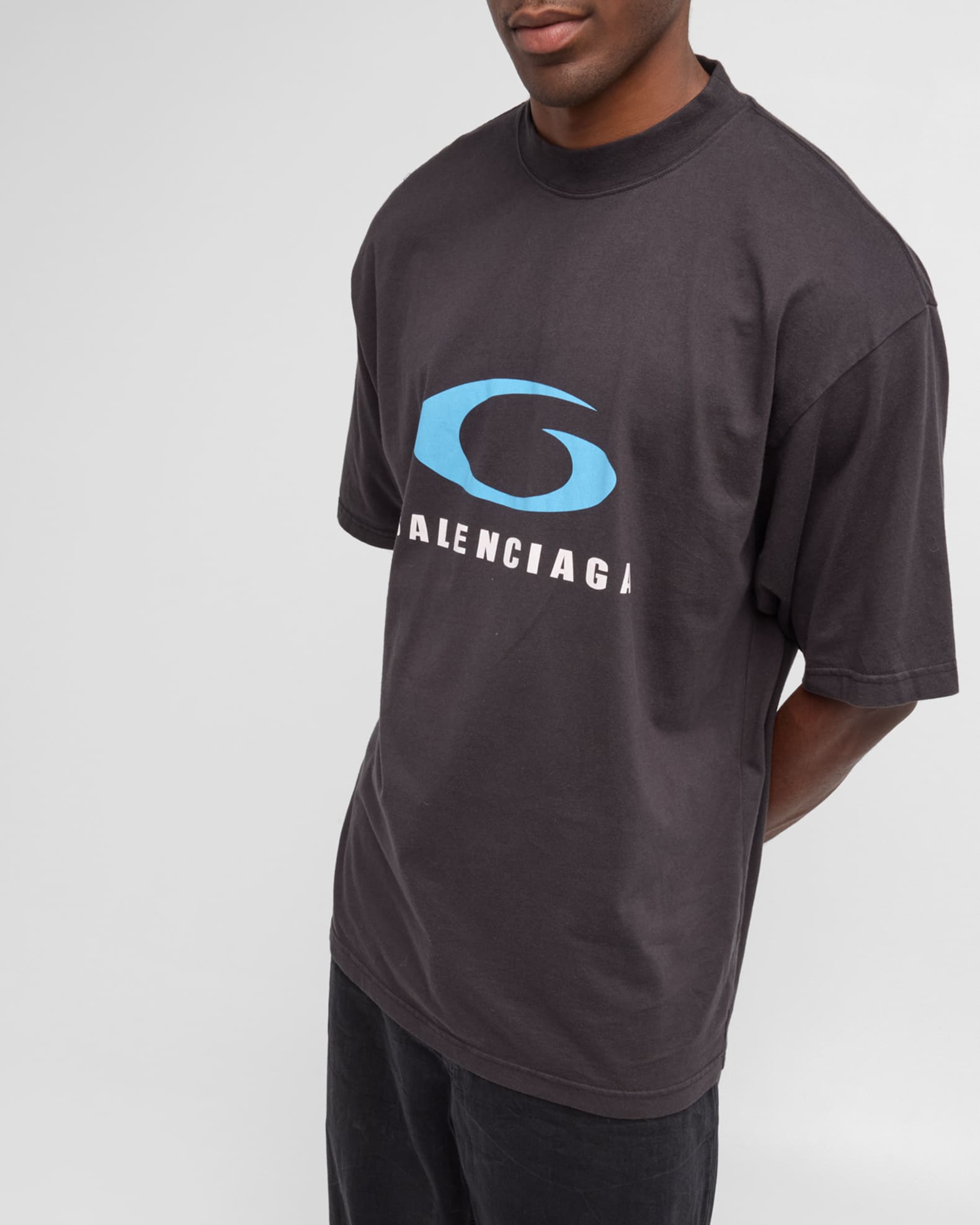 Balenciaga Men's Loop Sports Icon T-Shirt | Neiman Marcus