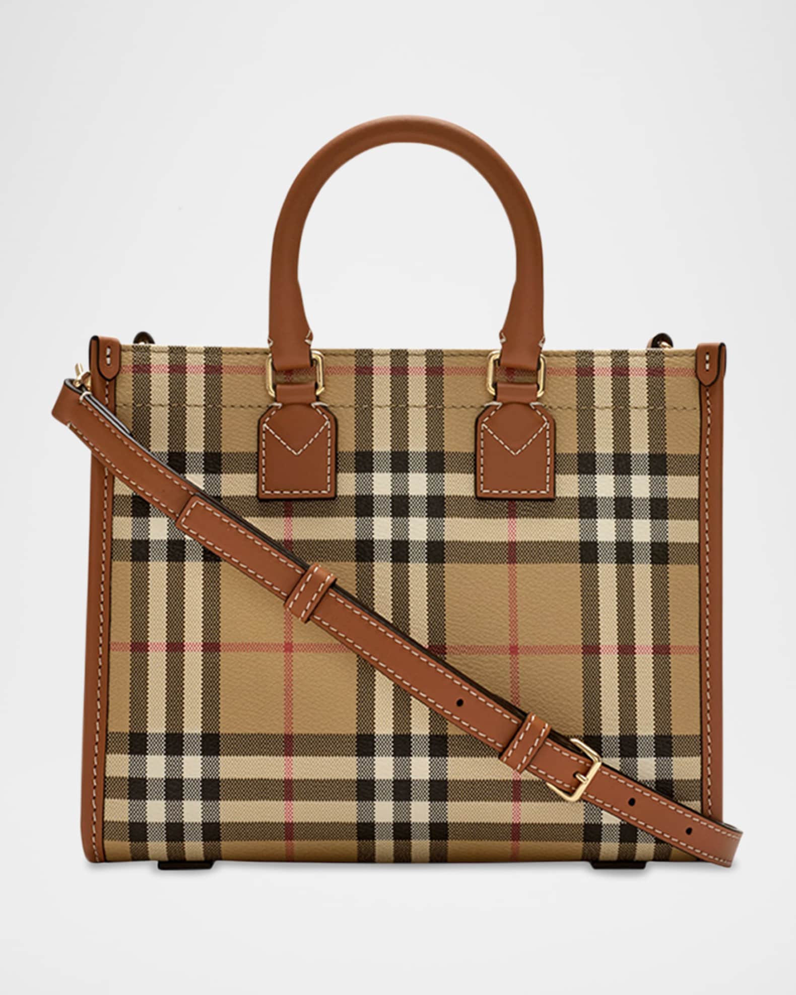 Freya Check Tote Bag