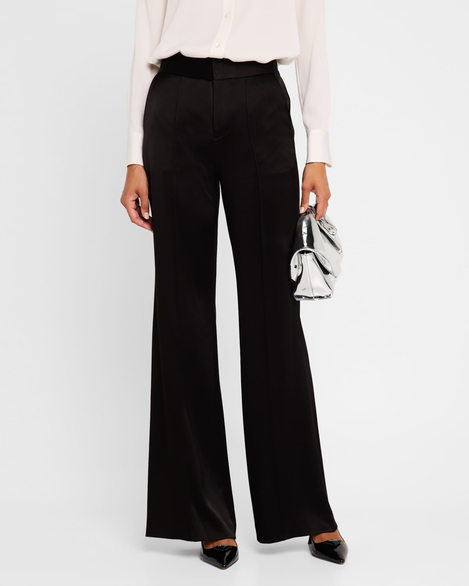 Neiman marcus wide leg pants online