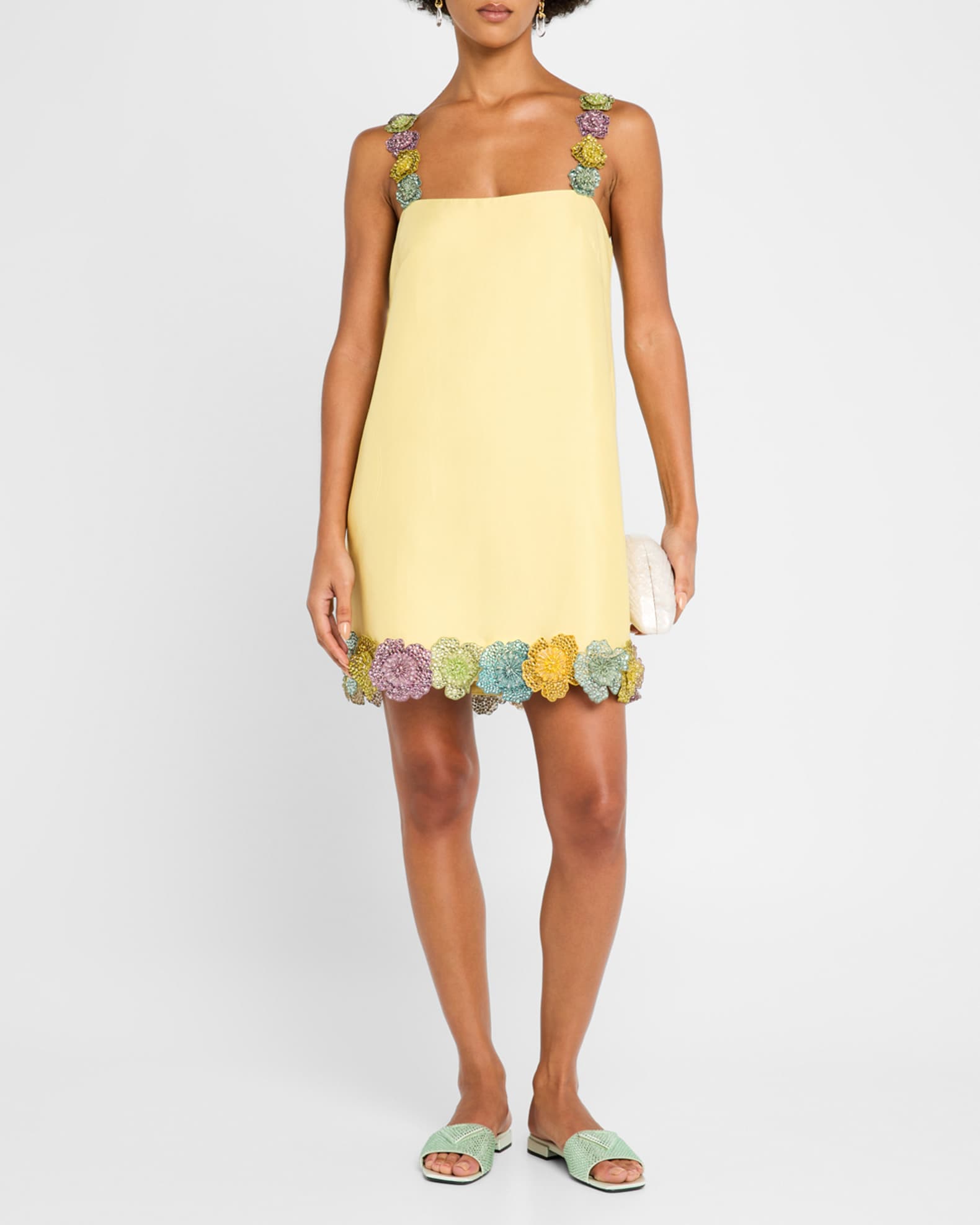 Lolita Floral Beaded Mini Dress 1